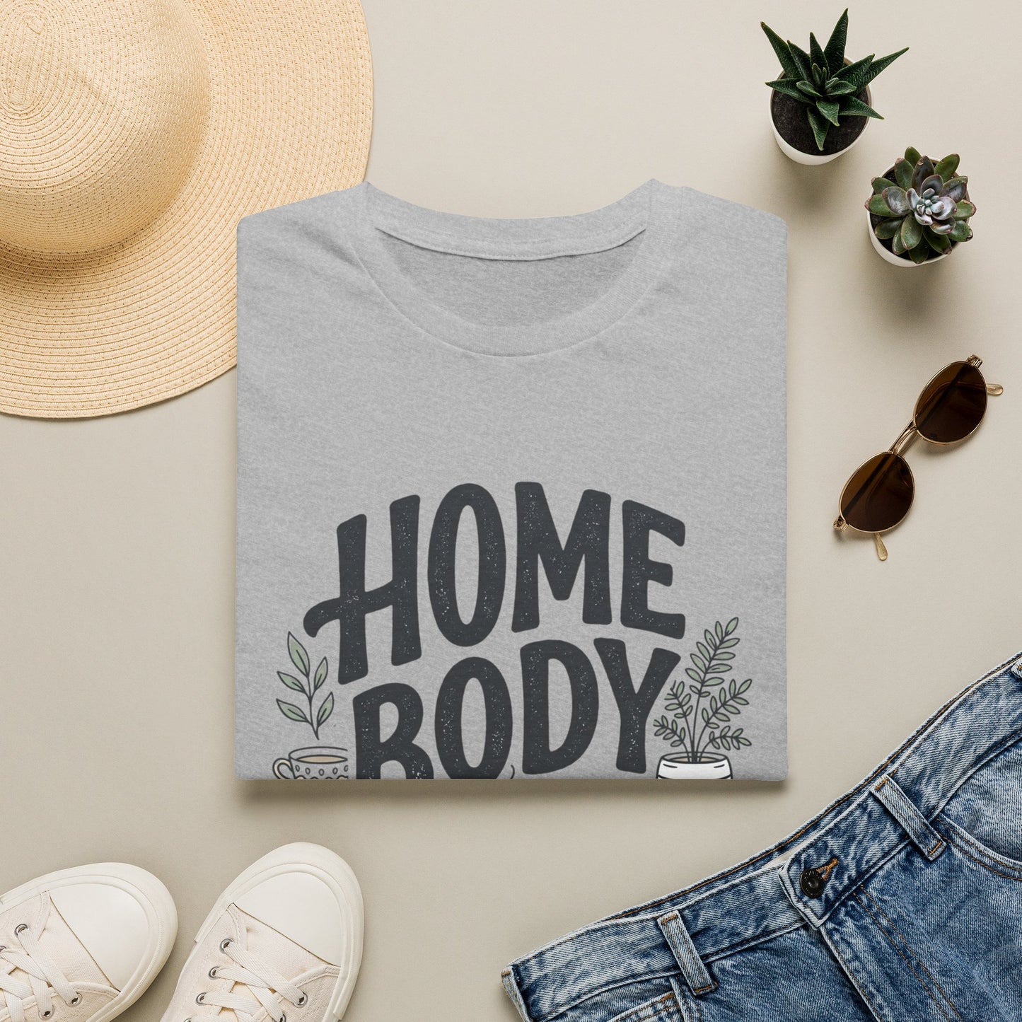 Homebody T-Shirt — 'Homebody Proudly Introverted' Cozy Graphic Tee
