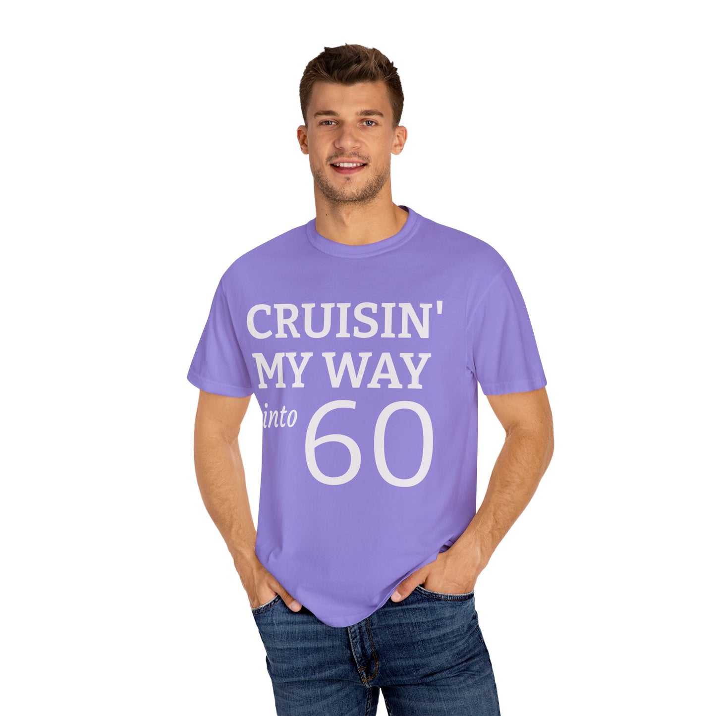 Cruisin' My Way Into 60 T-Shirt — 60th Birthday Tee