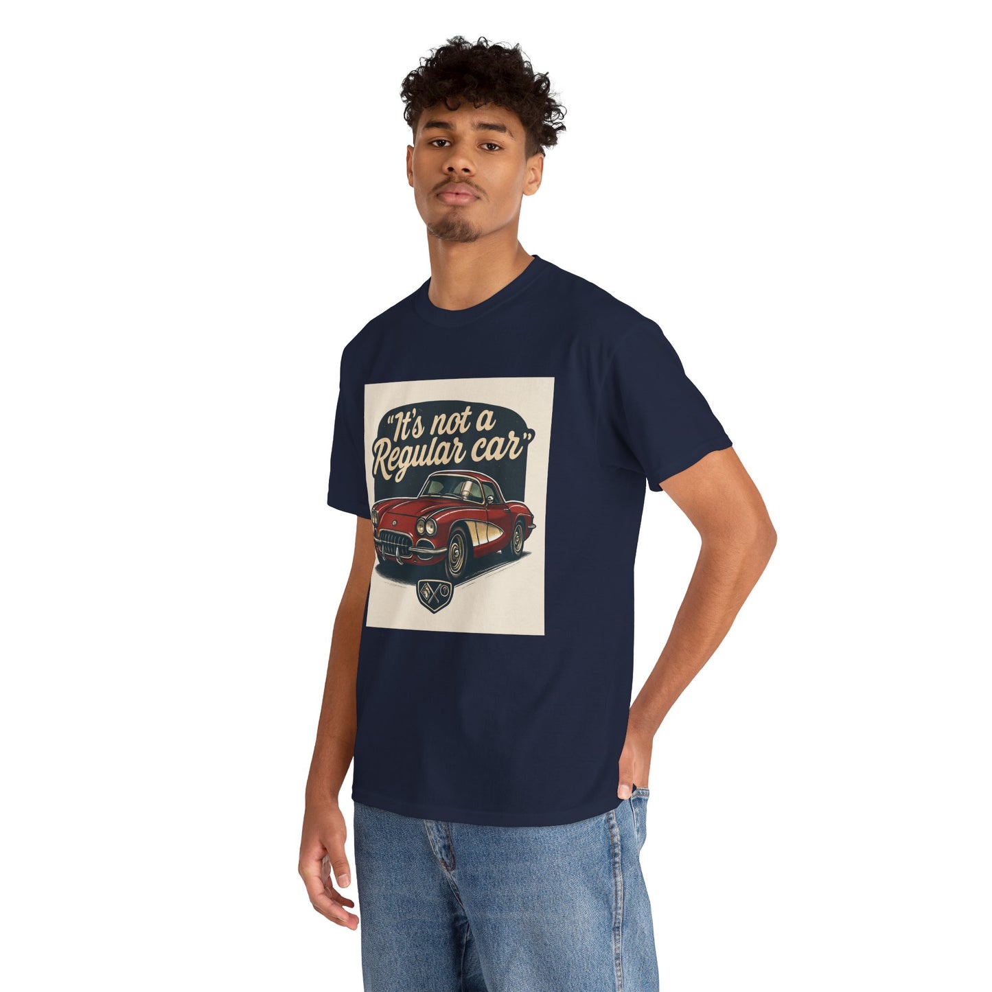 Classic Car Tee — "It's Not a Regular Car" Vintage Muscle Car Shirt Printify