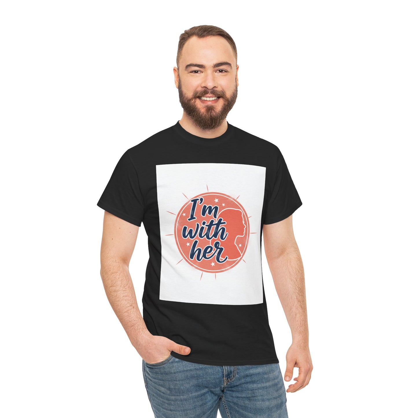 I'm With Her Tee — Feminist Equality Graphic T-Shirt