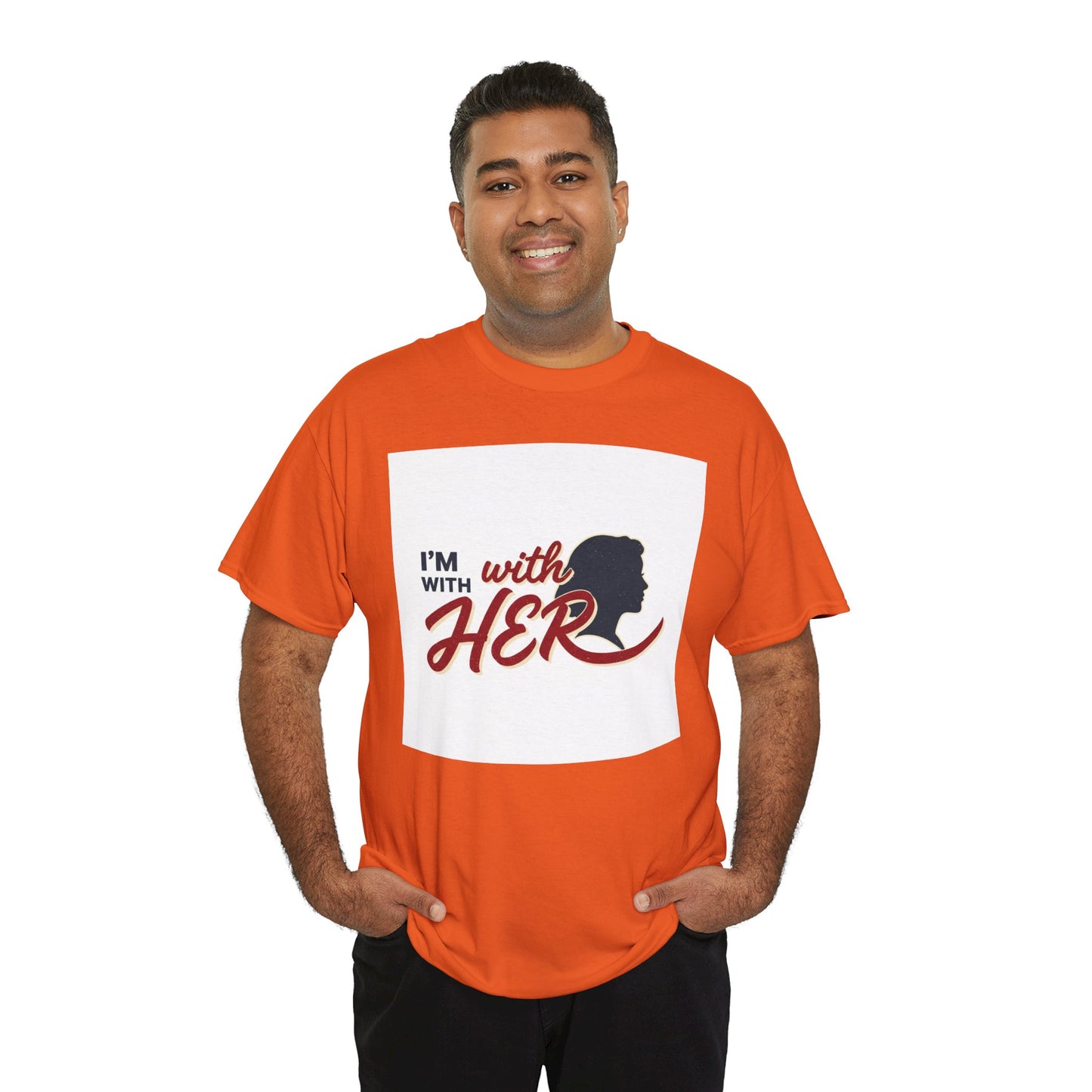 I'm With Her T-Shirt — Women's Rights / Feminist Silhouette Tee