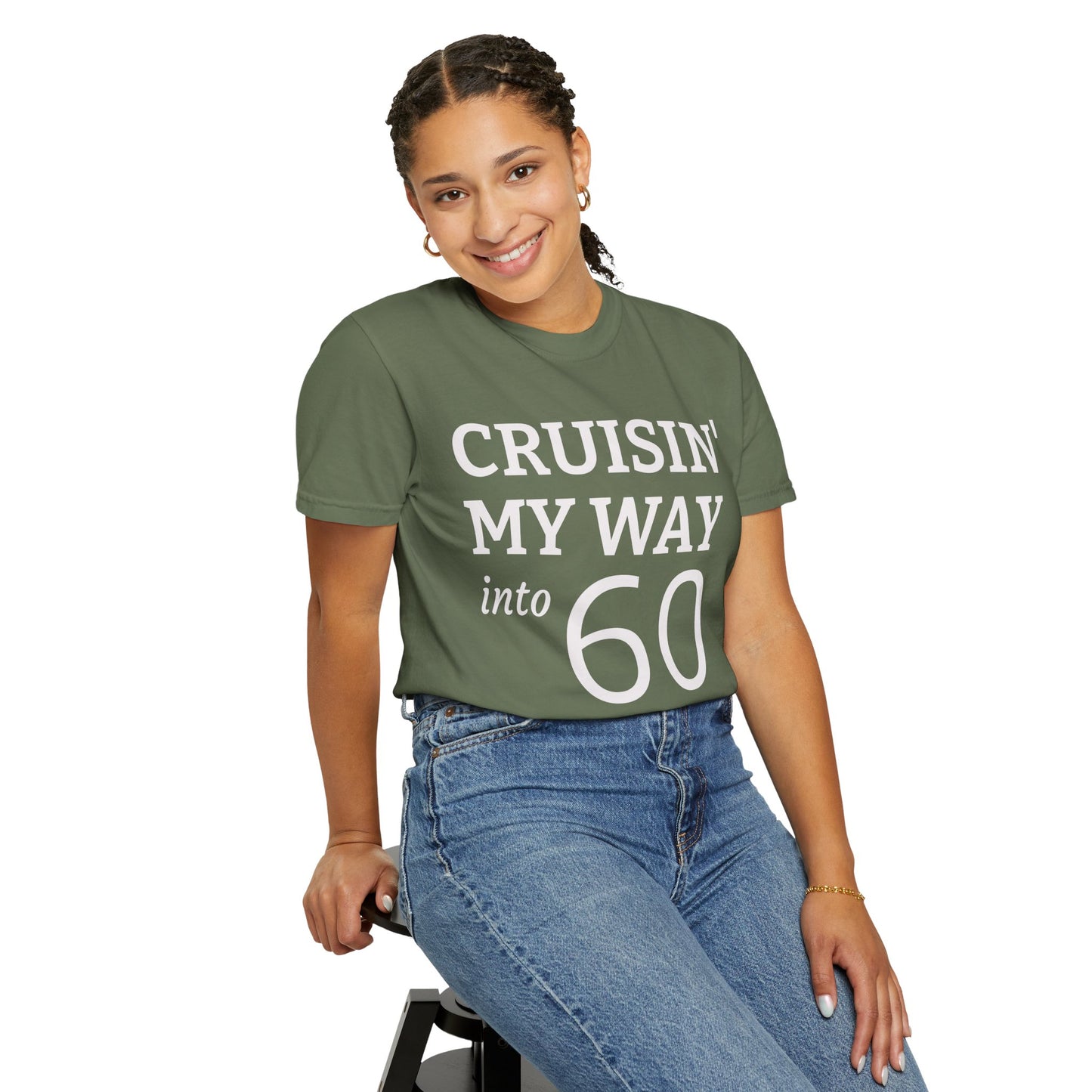 Cruisin' My Way Into 60 T-Shirt — 60th Birthday Tee