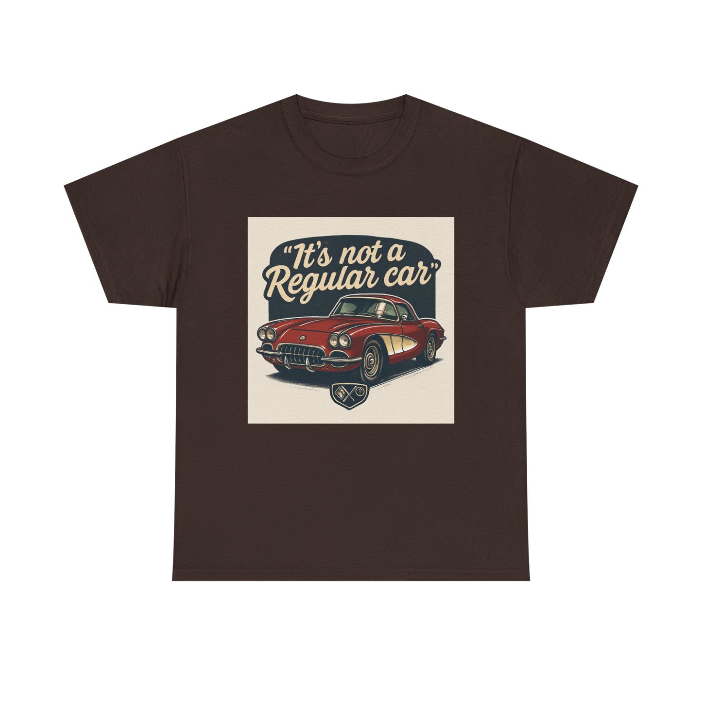 Classic Car Tee — "It's Not a Regular Car" Vintage Muscle Car Shirt Printify