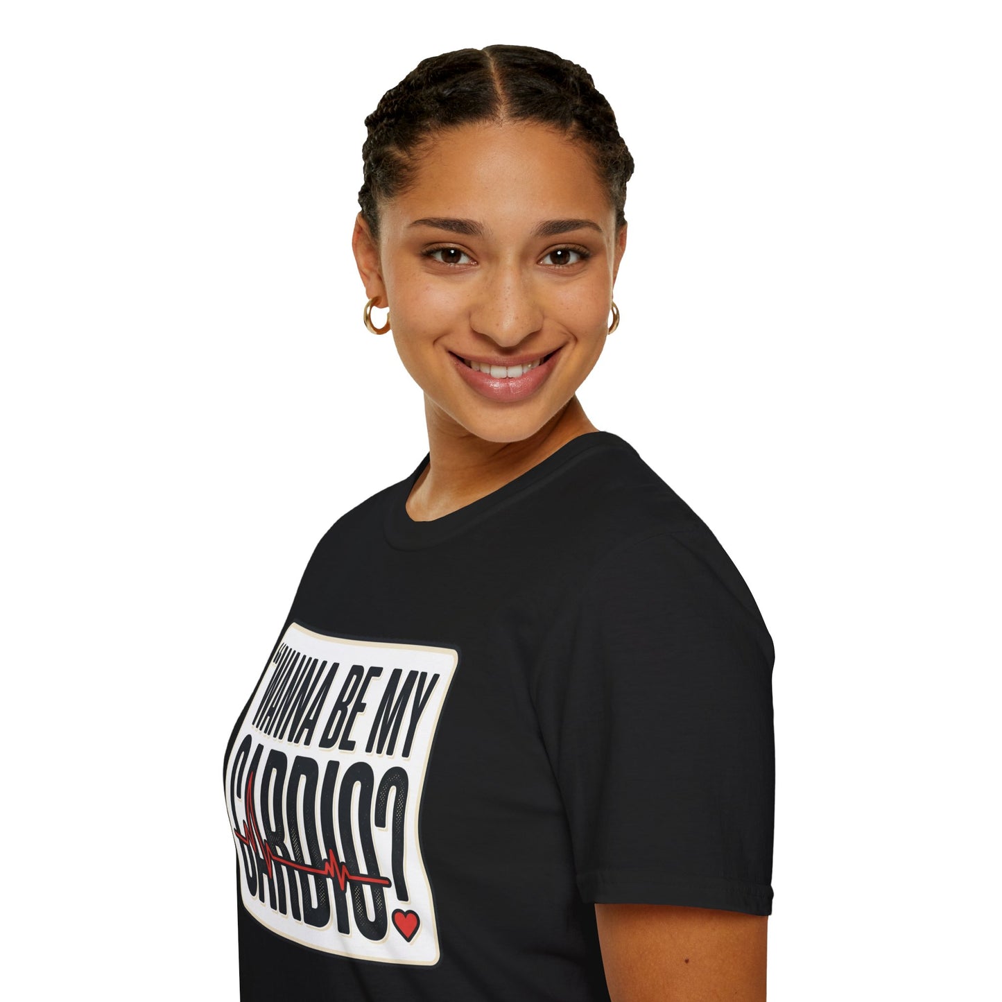 Wanna Be My Cardio? T-Shirt — Funny Fitness Graphic Tee for Gym Lovers