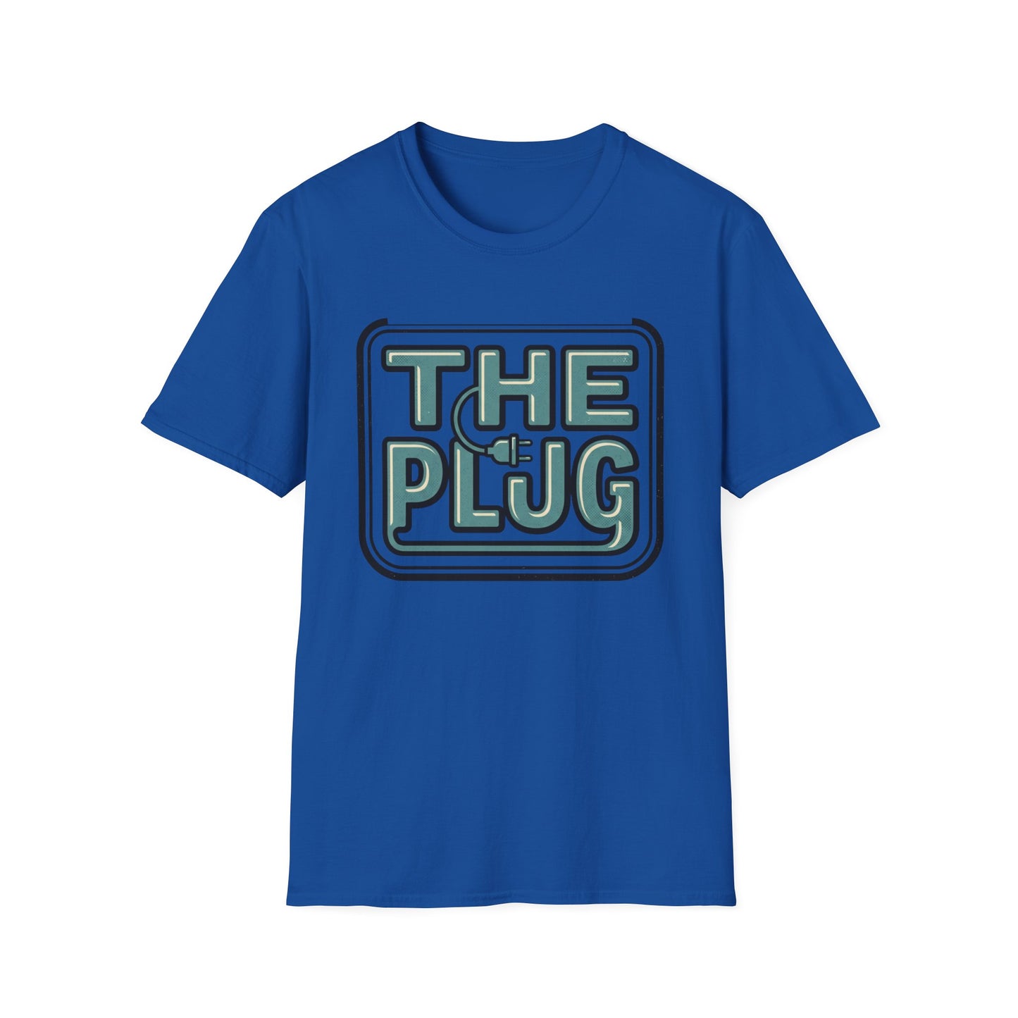 The Plug Graphic T-Shirt — Retro Power Cord Logo Tee
