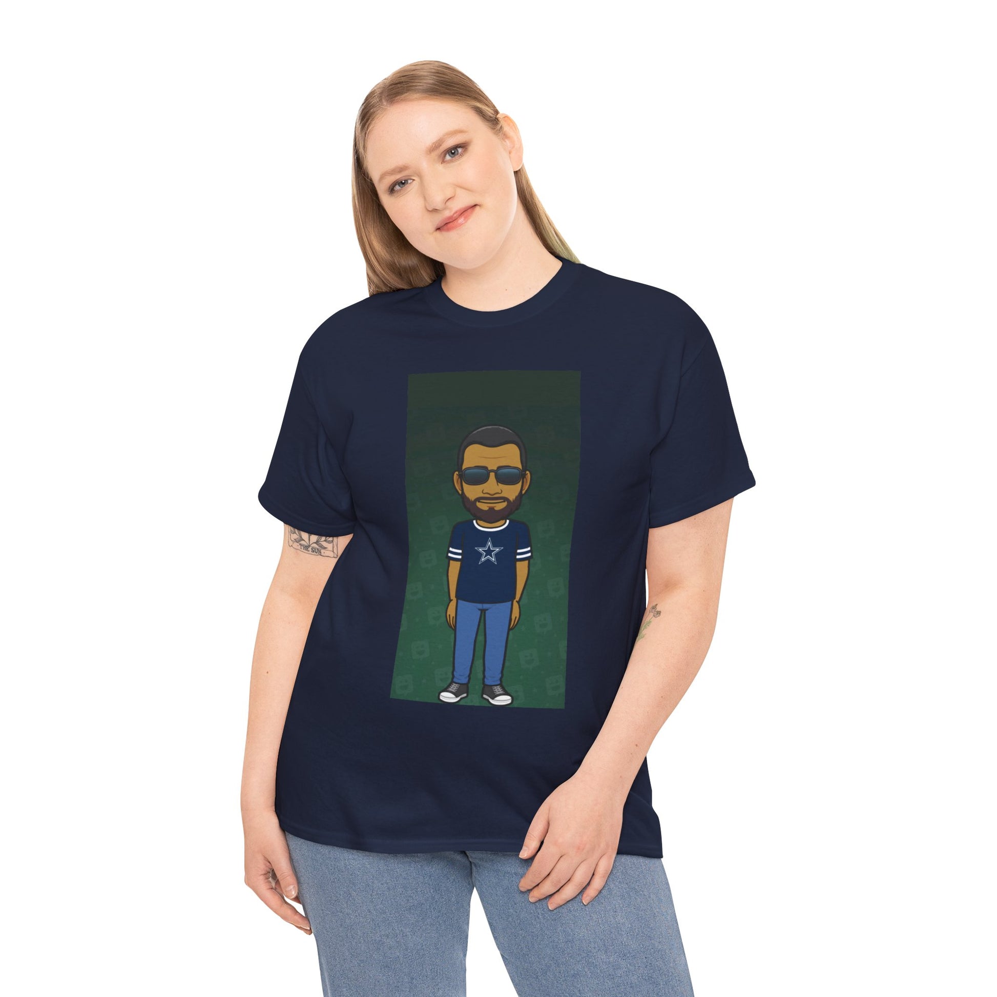 Cartoon Guy Graphic Tee — Personalized Avatar Shirt Printify