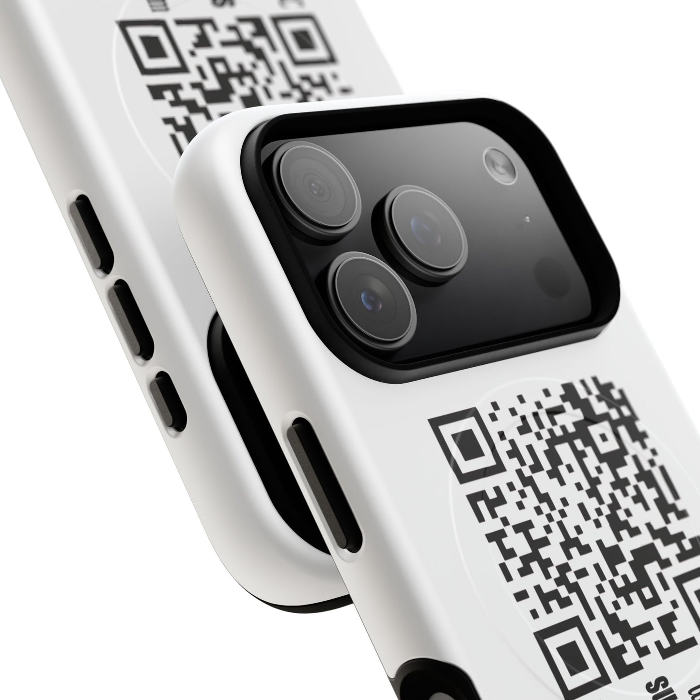 Magnetic QR Code Phone Case — Tough Protective Magnetic Phone Cover with Scannable QR Design Printify