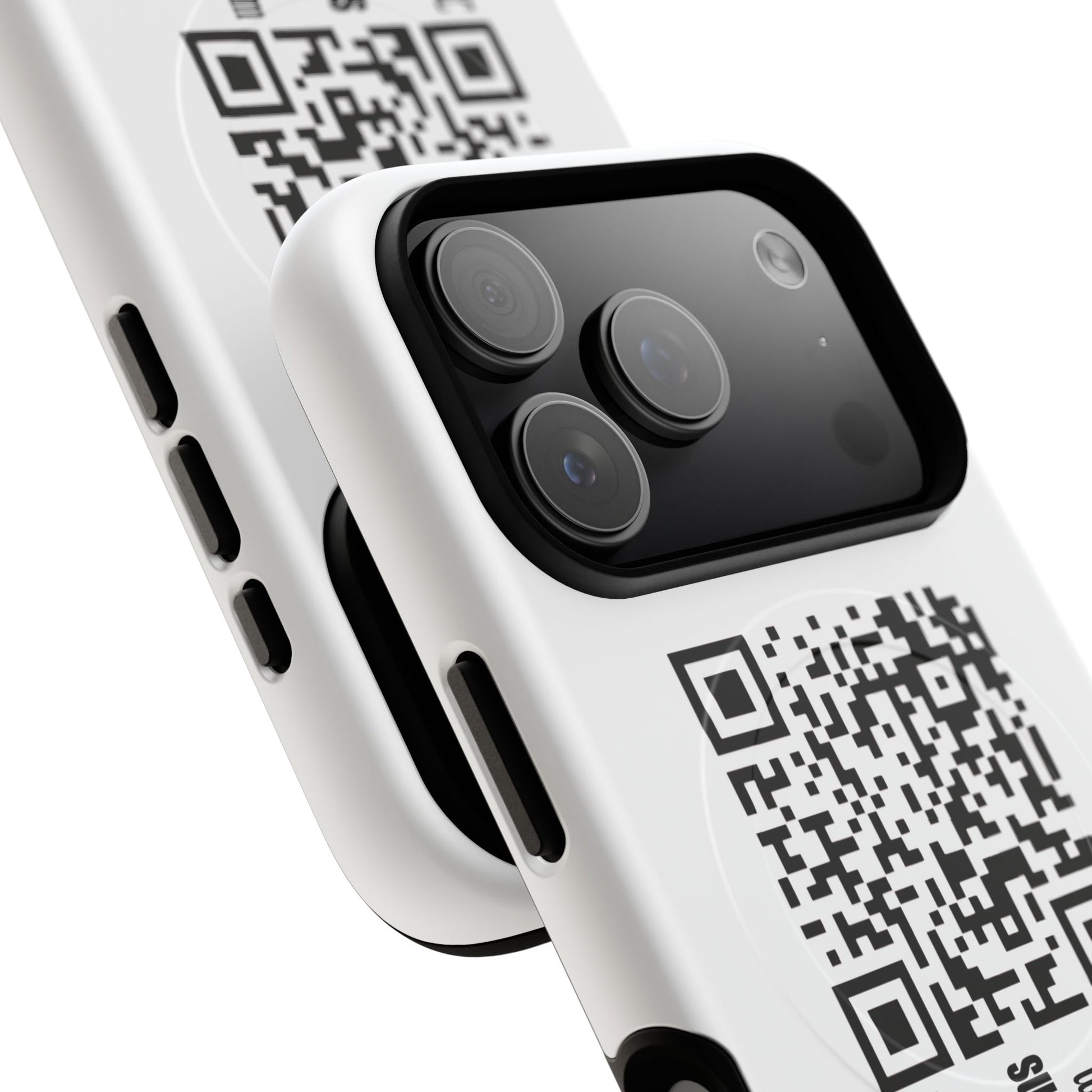 Magnetic QR Code Phone Case — Tough Protective Magnetic Phone Cover with Scannable QR Design Printify