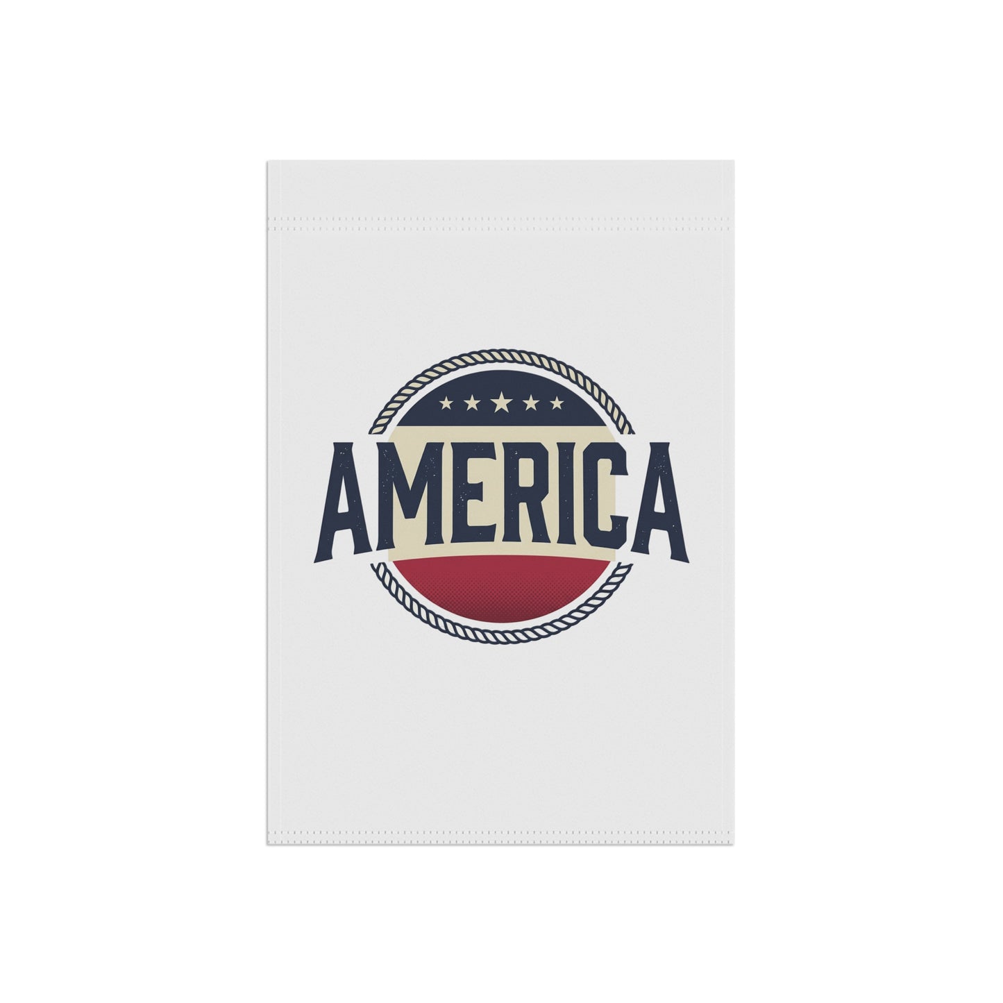 America Patriotic Garden Flag — Red White Blue Home & Yard Banner