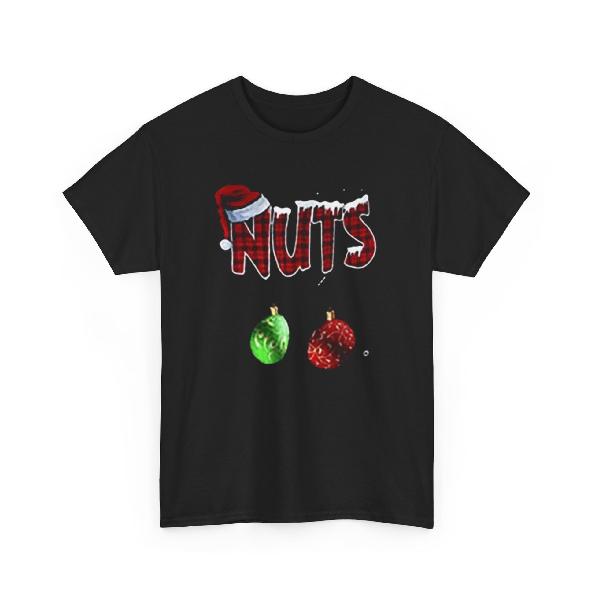Holiday 'Nuts' Tee — Funny Christmas Ornament Graphic T-Shirt Printify