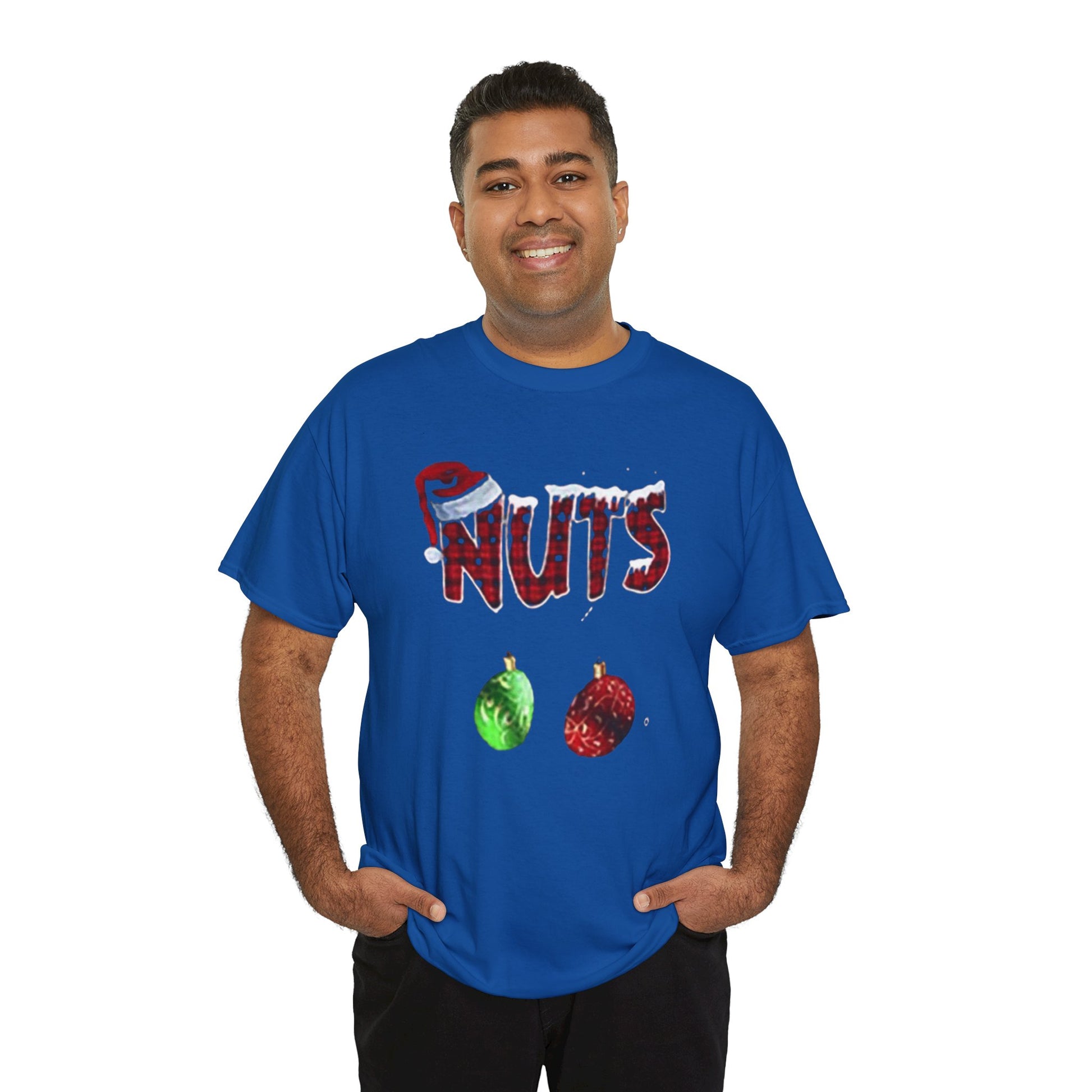 Holiday 'Nuts' Tee — Funny Christmas Ornament Graphic T-Shirt Printify