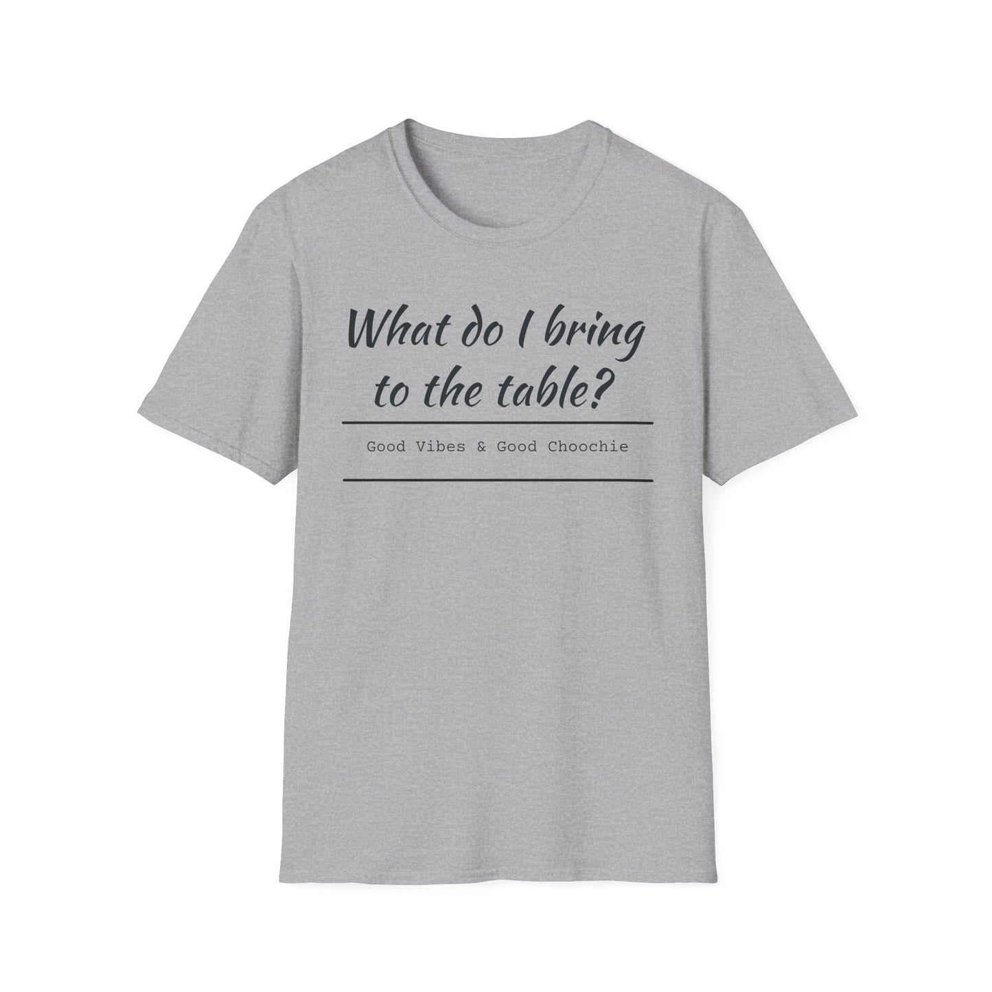 What do I bring to the table-Vibes