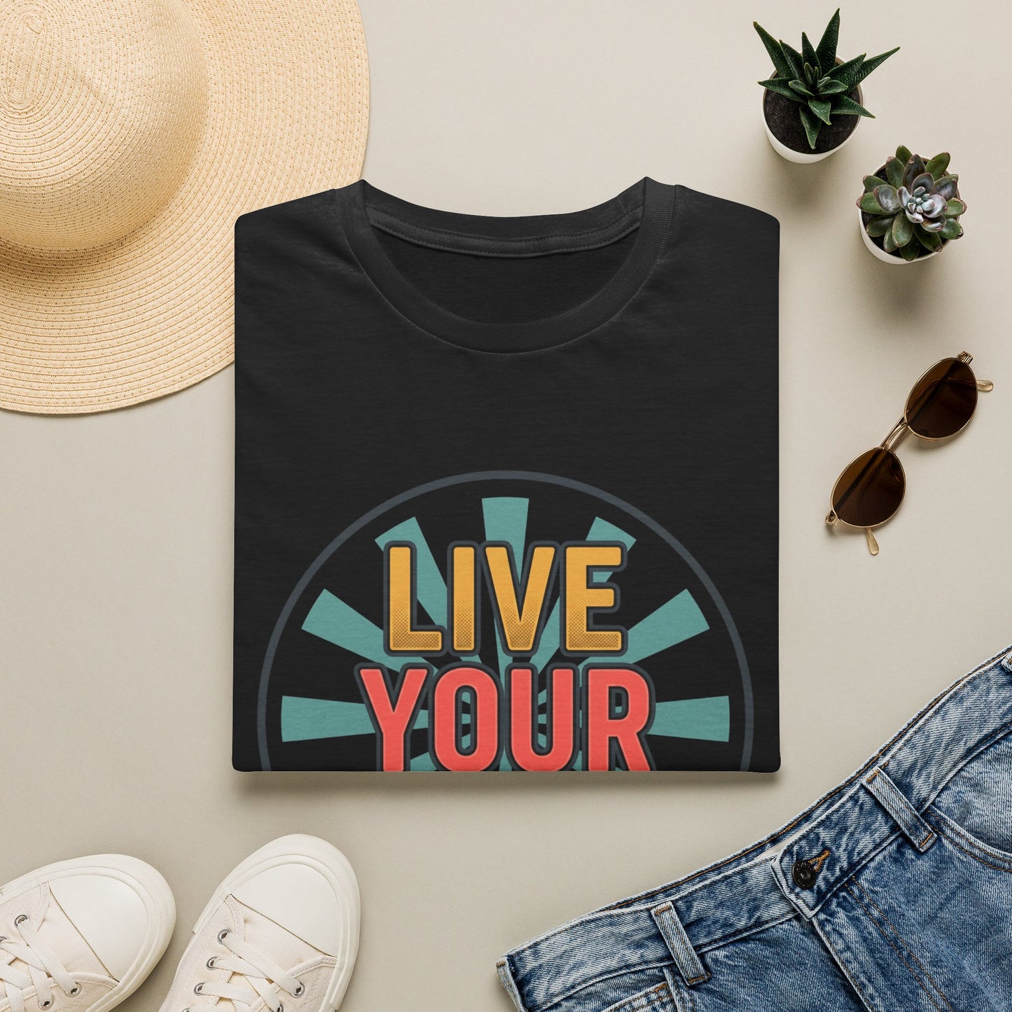 Live Your Truth T-Shirt — Retro Inspirational Graphic Tee