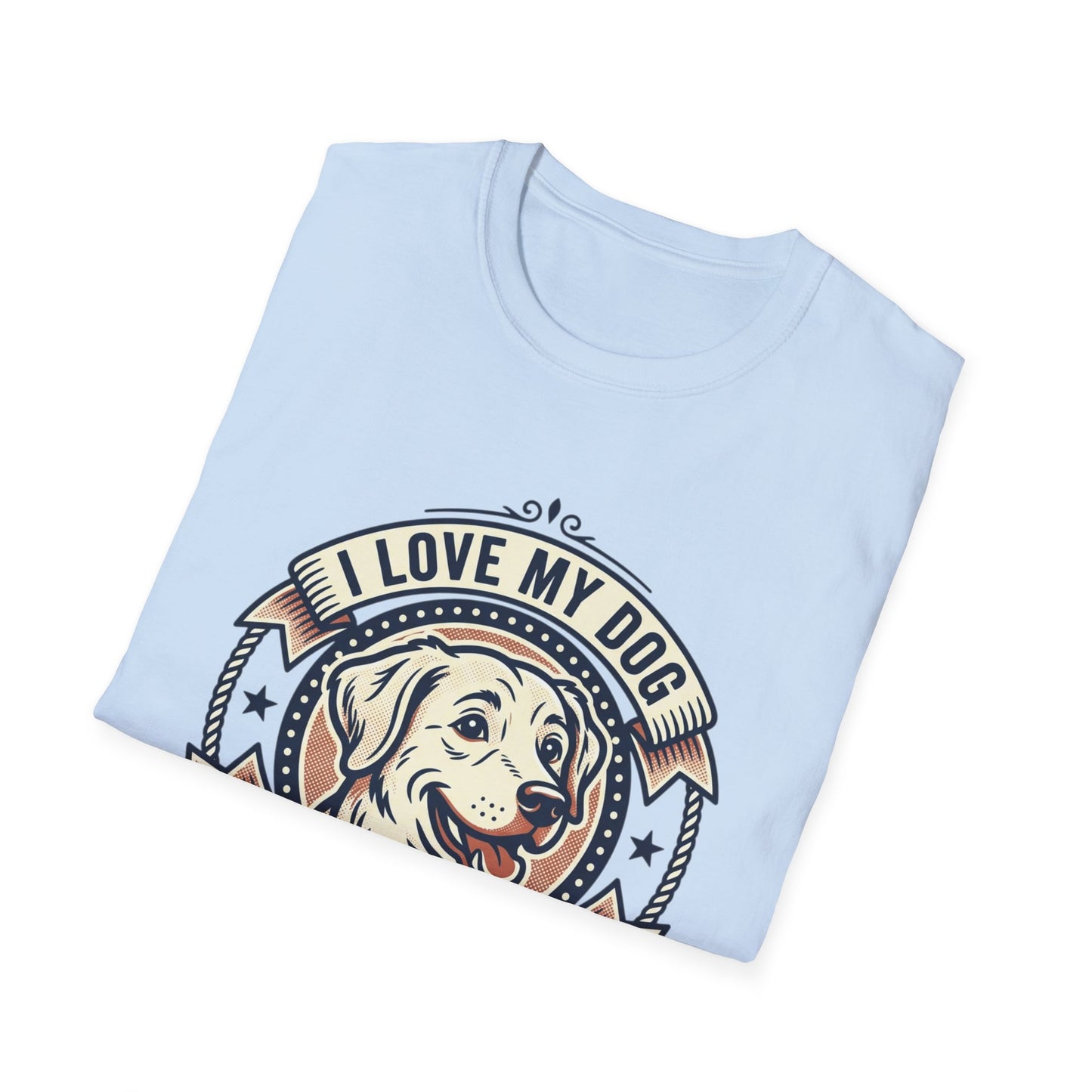 I Love My Dog T-Shirt – Retro Dog Lover Tee ("I Love My Dog More Than Most of the People I Know")