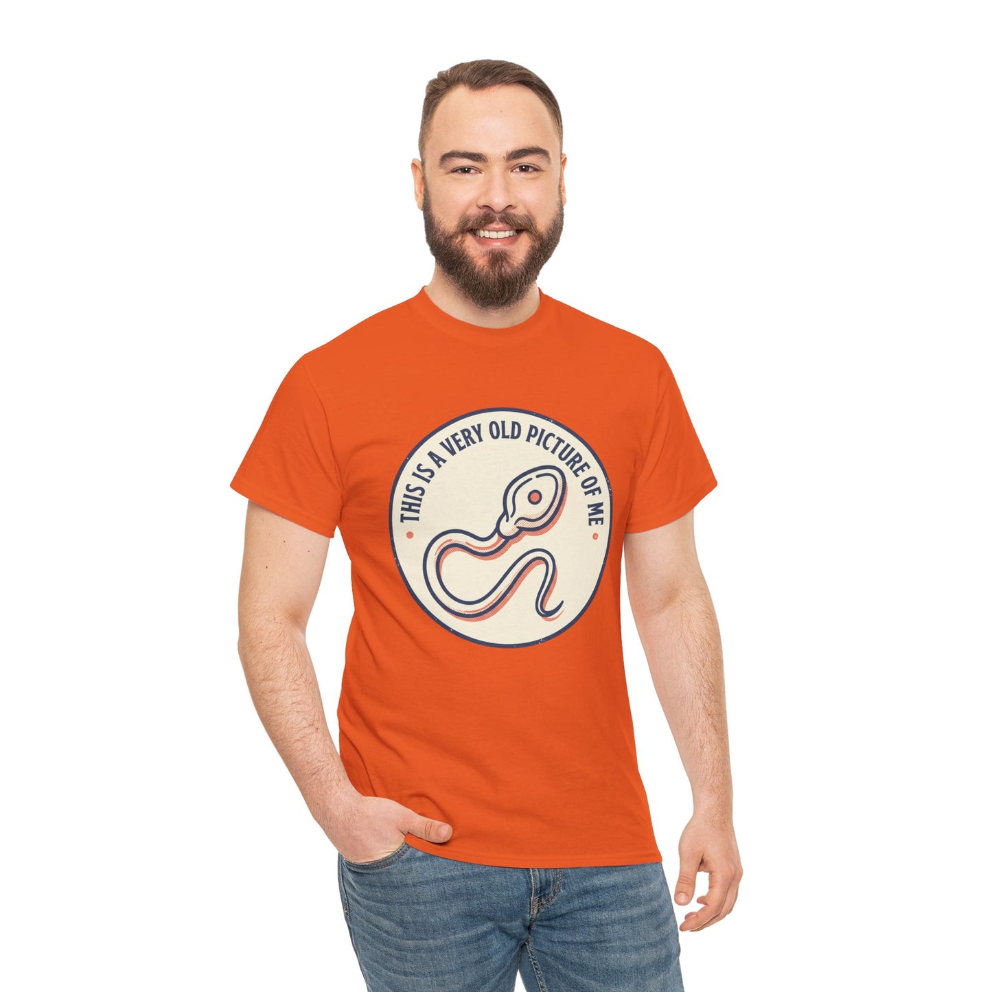 "This Is A Very Old Picture Of Me" Retro Snake Graphic Tee