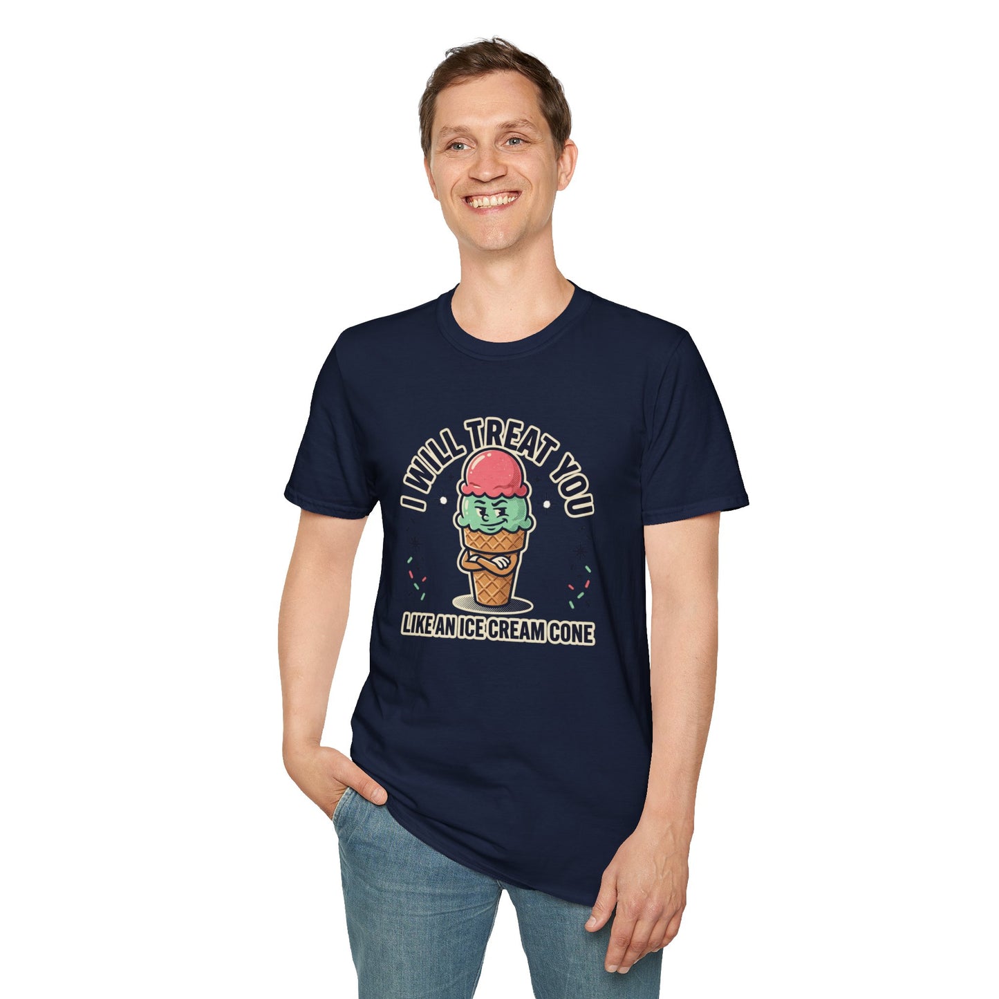 I Will Treat You Like An Ice Cream Cone T-Shirt — Cute Ice Cream Graphic Tee