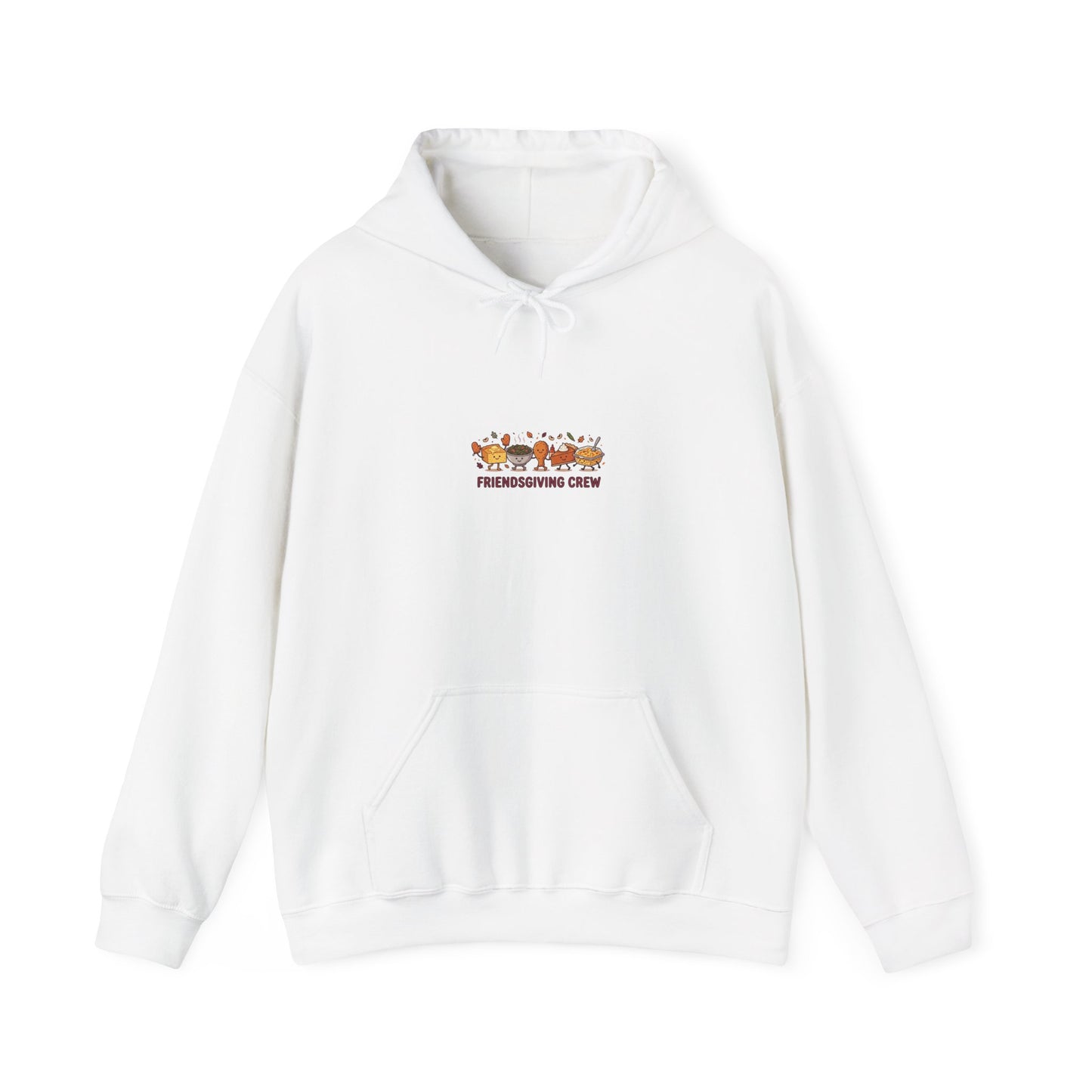 Friendsgiving Crew Hoodie | Thanksgiving Sweatshirt, Fall Turkey Pumpkin Design