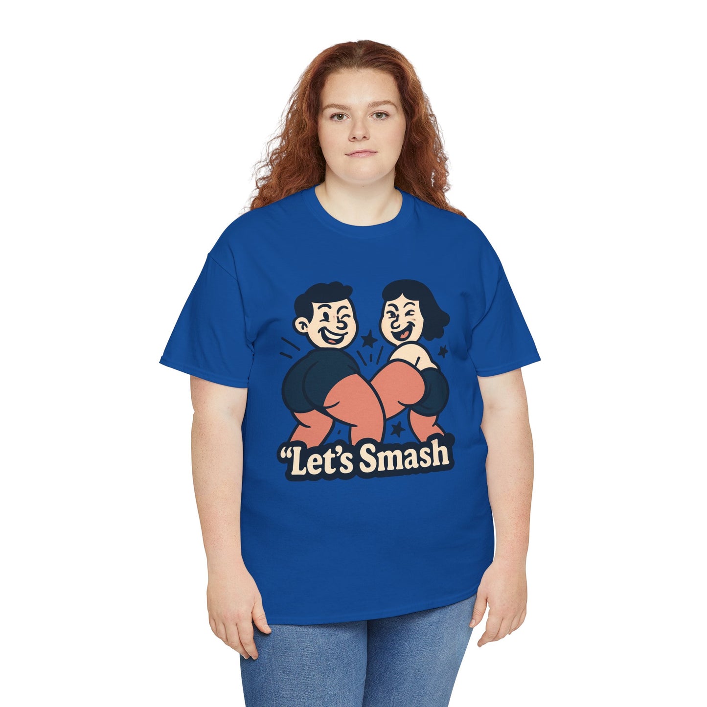 Let's Smash Tee — Retro Couples Valentine's T-Shirt