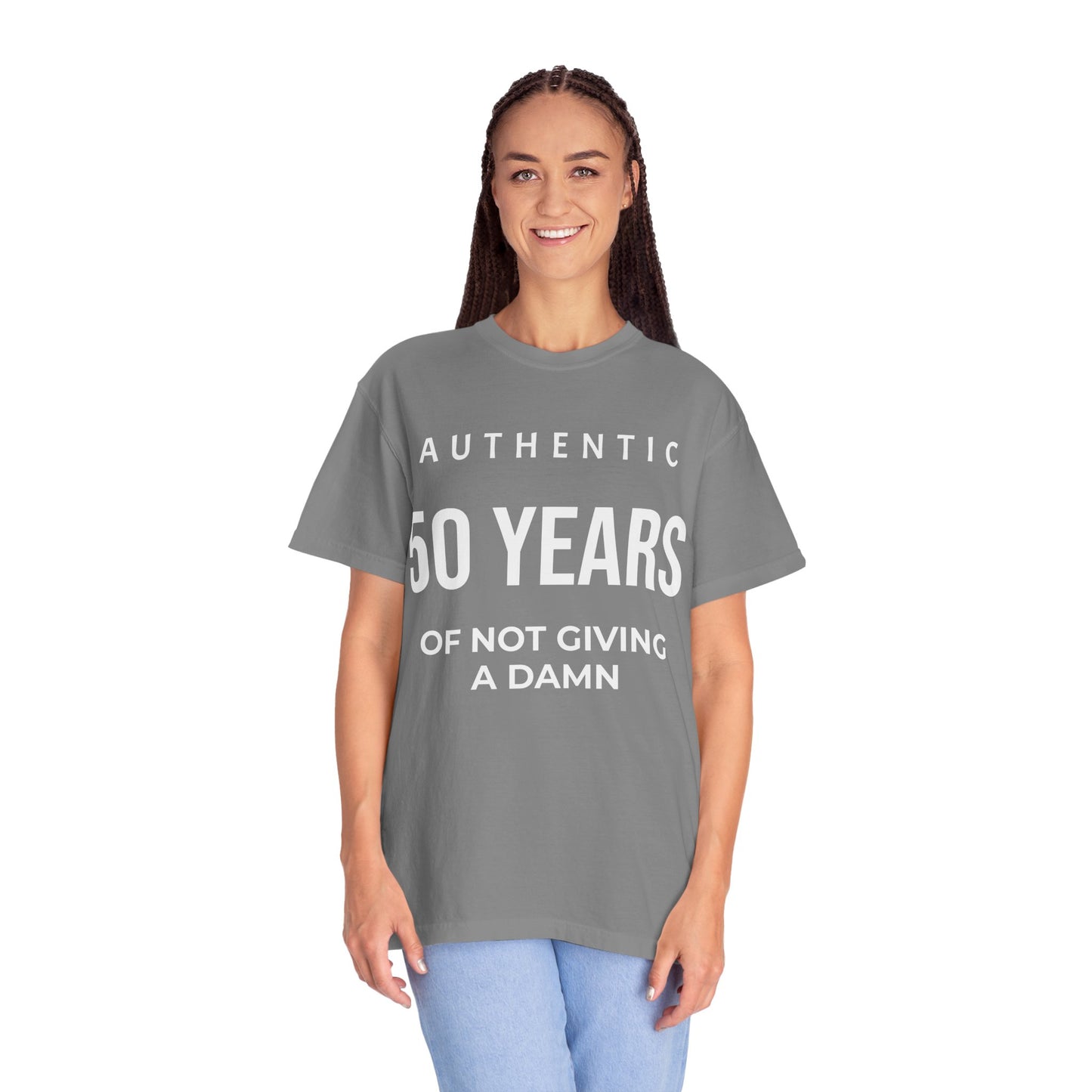 50 Years of Not Giving a Damn T-Shirt — Funny 50th Birthday Tee