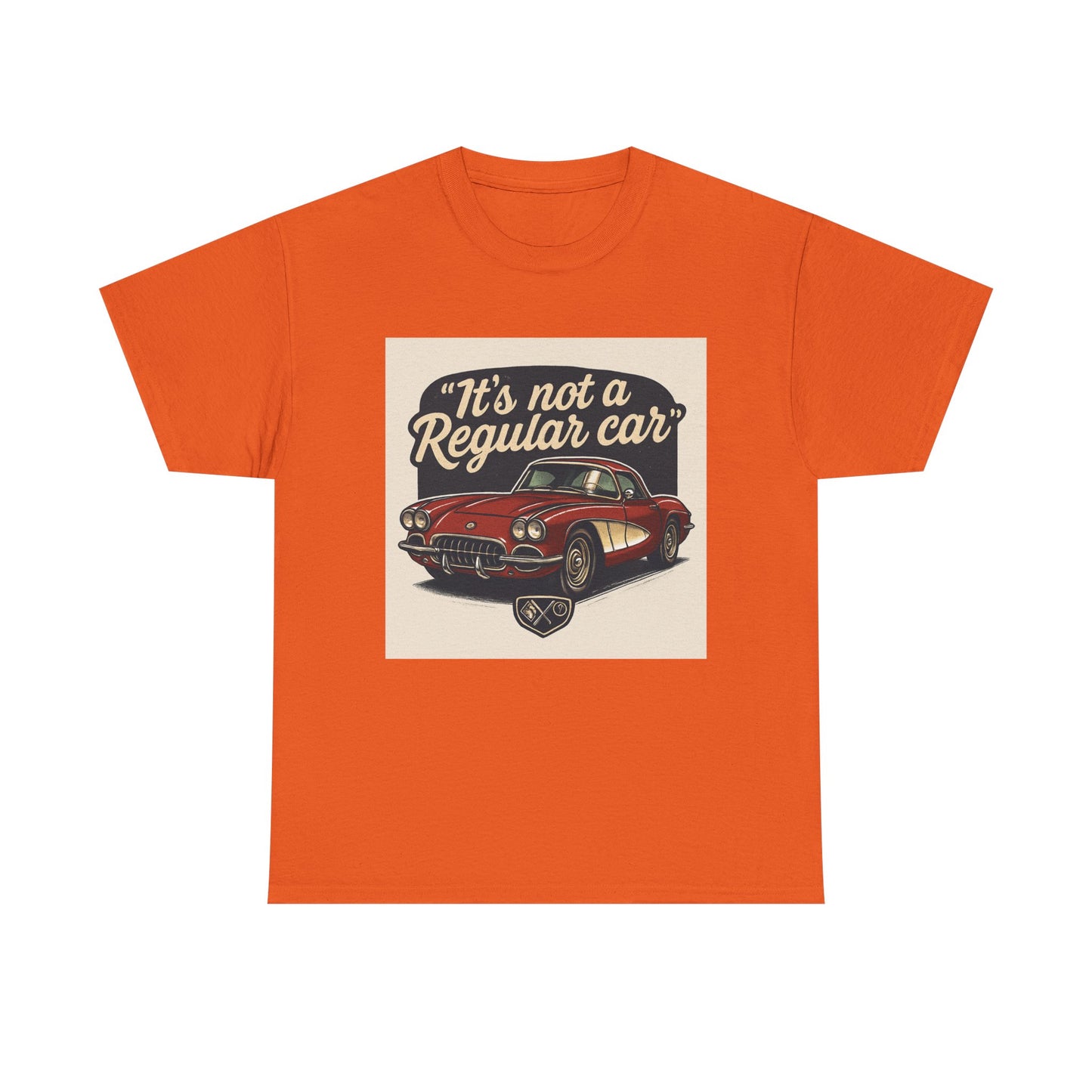 Classic Car Tee — "It's Not a Regular Car" Vintage Muscle Car Shirt Printify