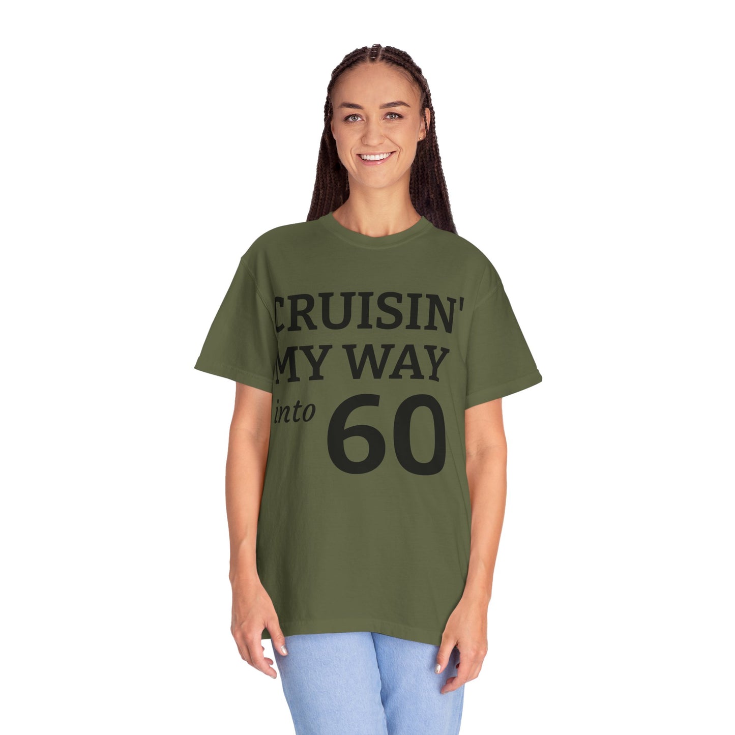 Cruisin' My Way Into 60 T-Shirt — 60th Birthday Tee