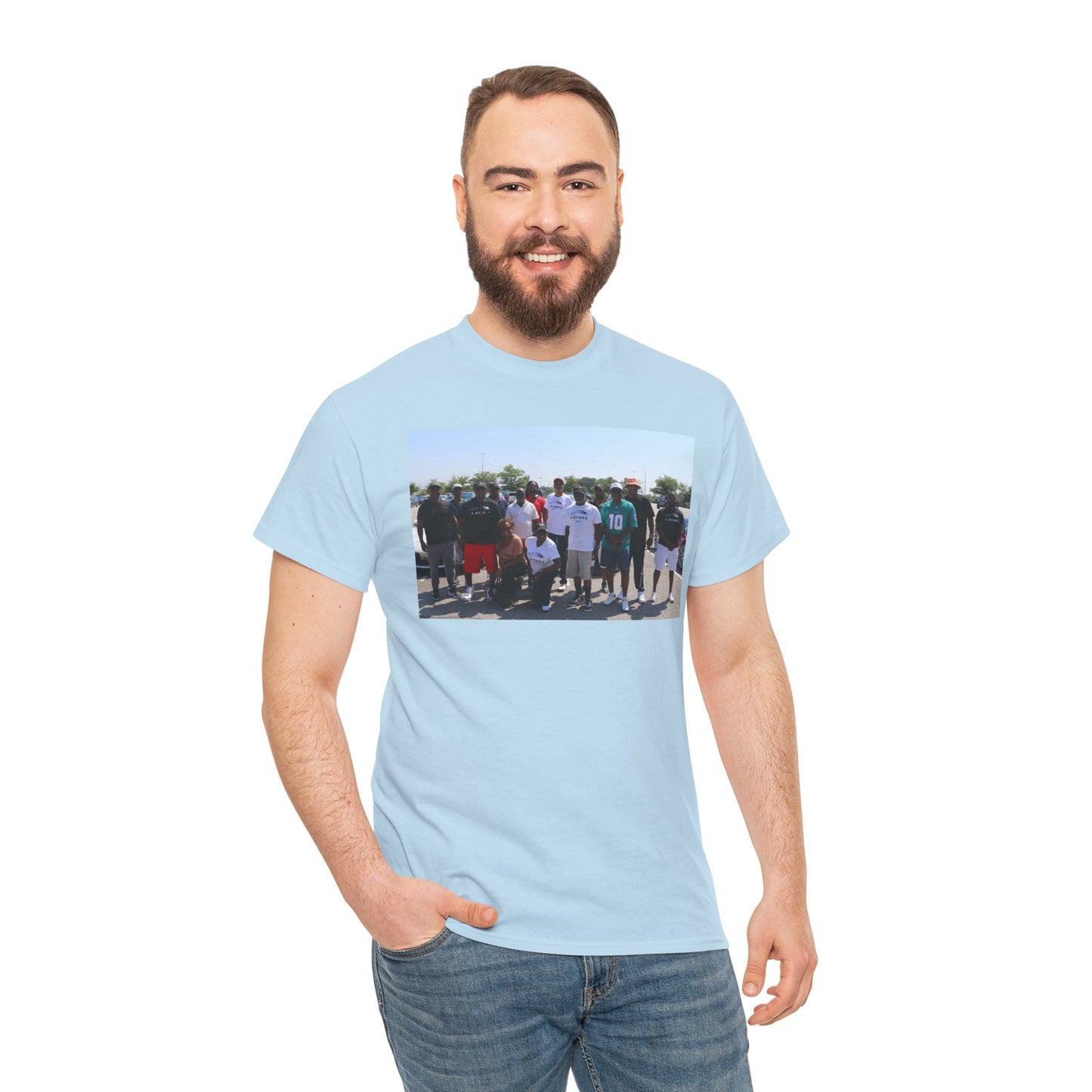 C-RYDERZ Group Photo Custom Tee — Personalized Reunion & Team Picture Shirt Printify