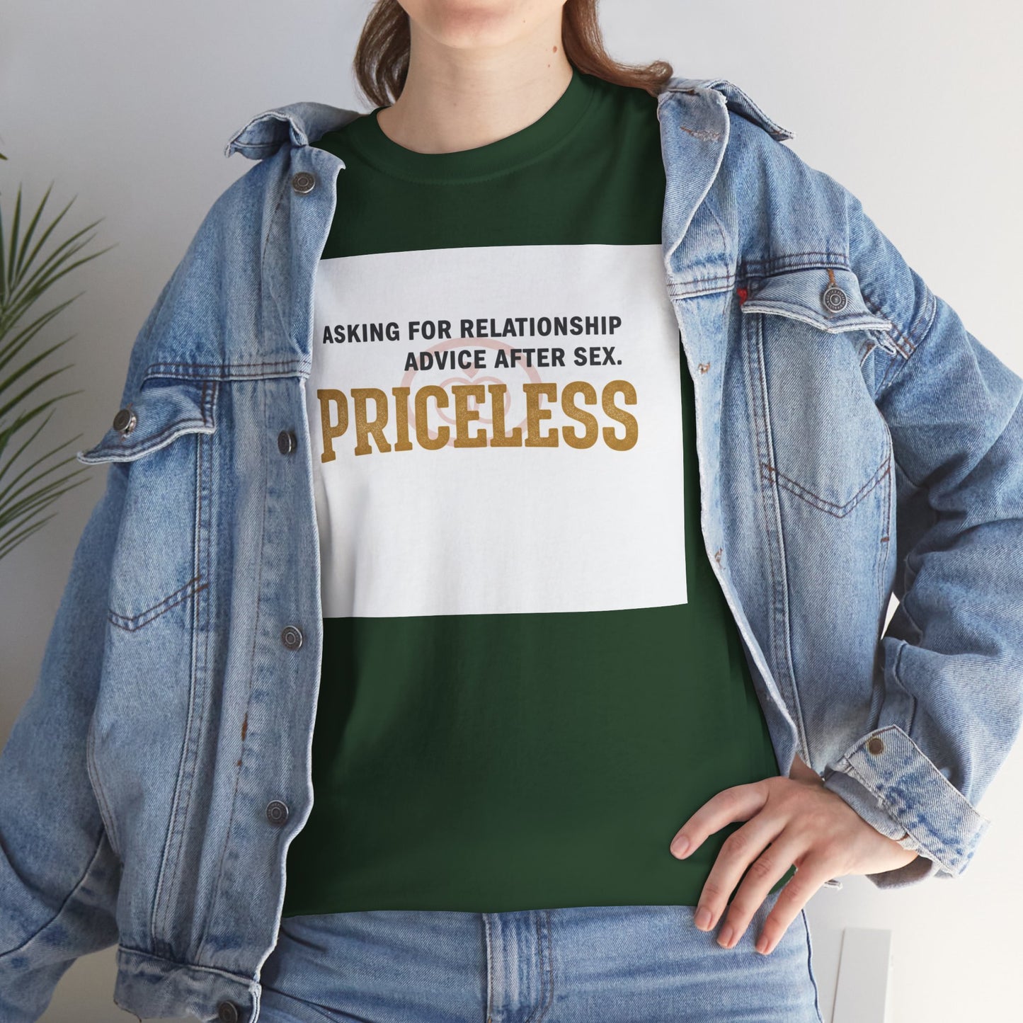 Priceless Funny Graphic Tee — "Asking for Relationship Advice After Sex" Casual Cotton Shirt