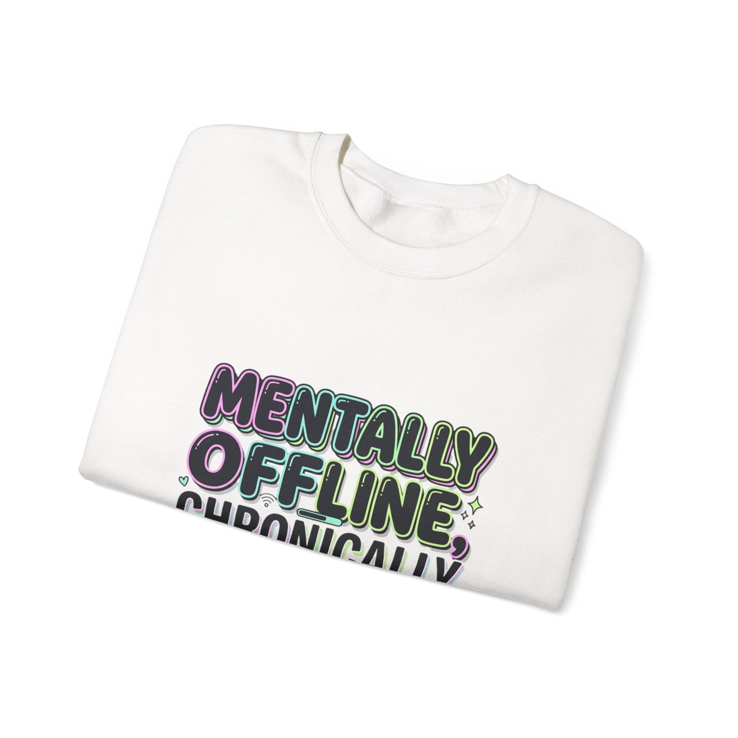 Mentally Offline Unisex Heavy Blend™ Crewneck Sweatshirt