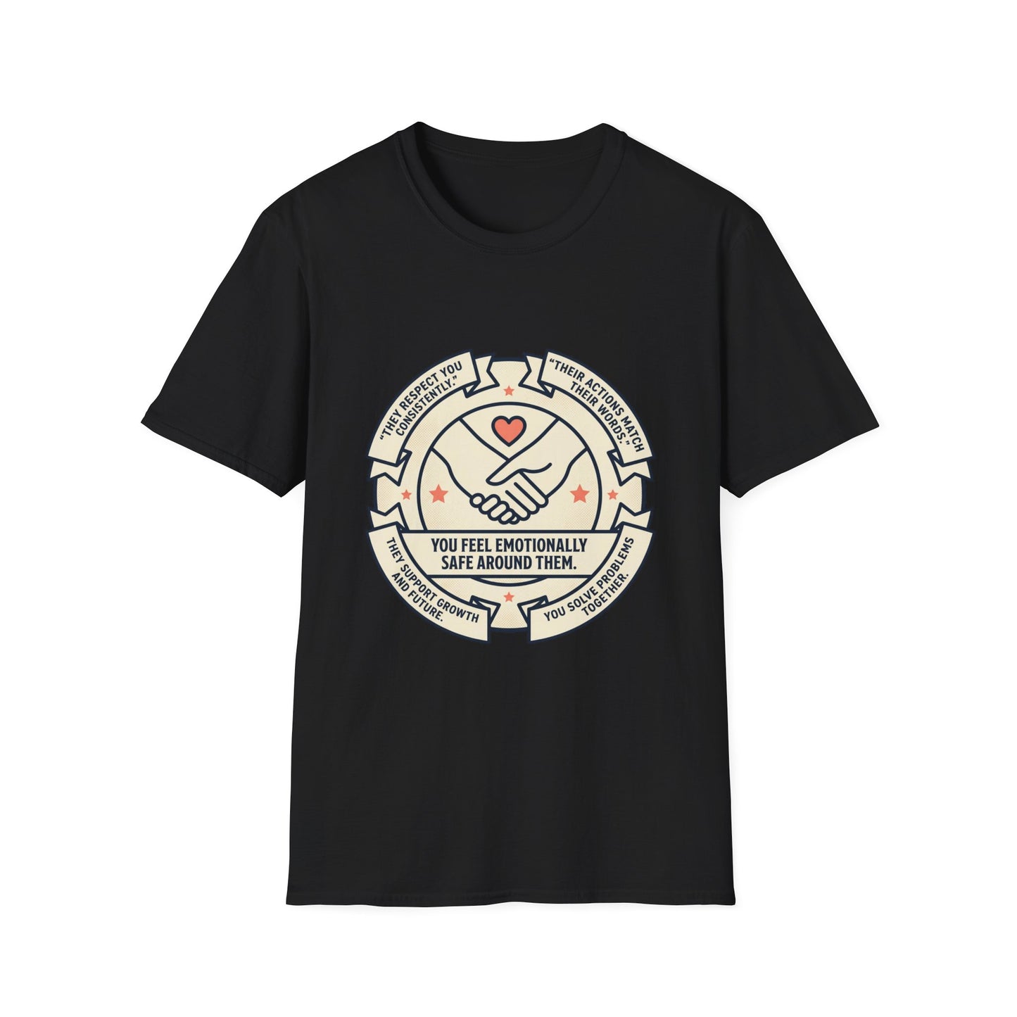You Make Me Feel Safe Around You T‑Shirt — Emotional Safety Crewneck