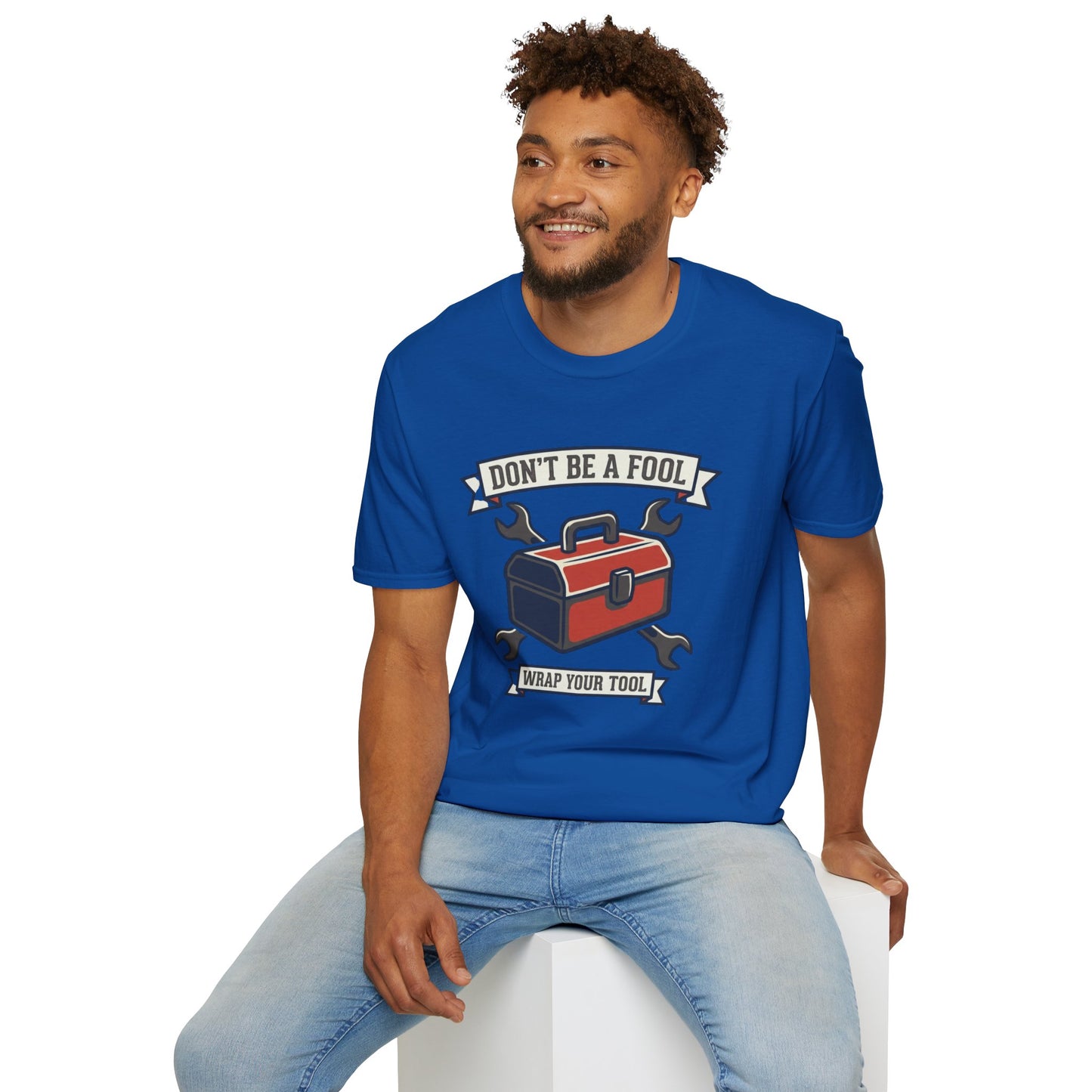 Don't Be a Fool Toolbox T‑Shirt — Wrap Your Tool Shirt for Mechanics & DIYers