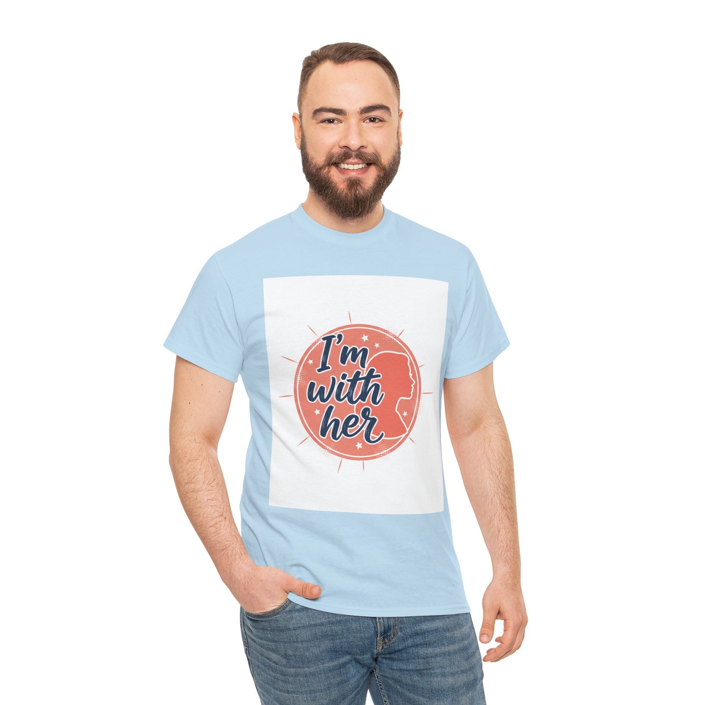 I'm With Her Tee — Feminist Equality Graphic T-Shirt