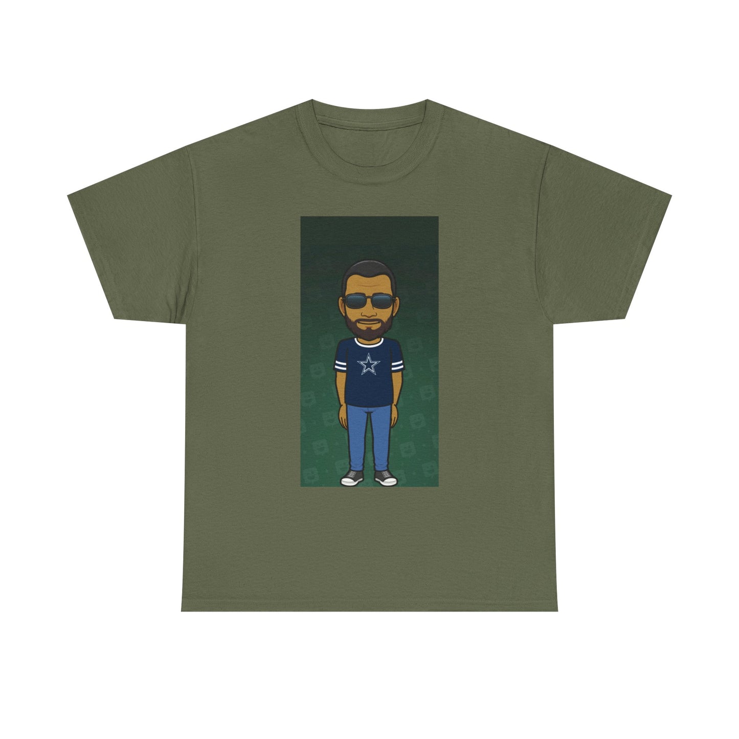 Cartoon Guy Graphic Tee — Personalized Avatar Shirt Printify