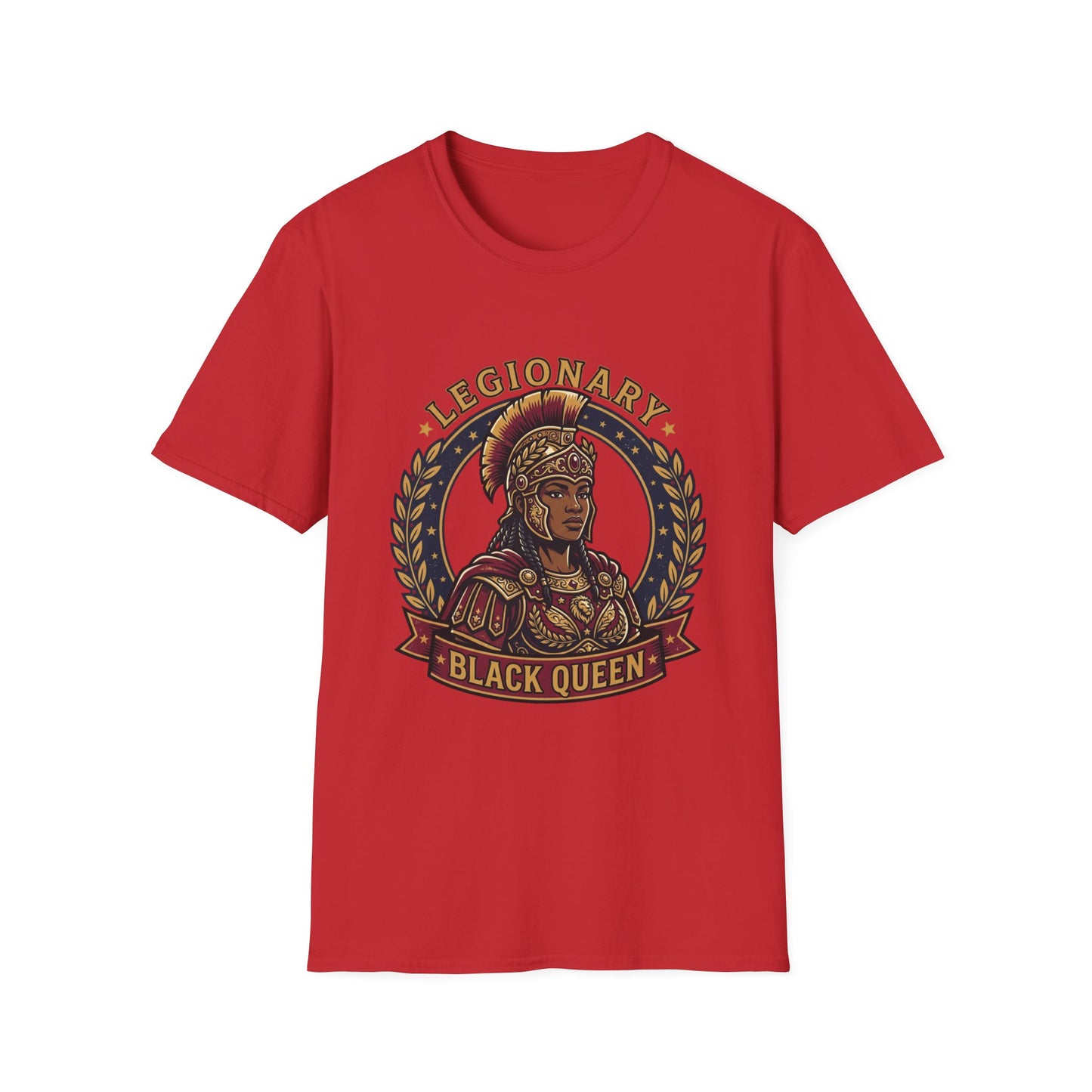 Legionary Black Queen T-Shirt — Empowering Afrocentric Warrior Tee