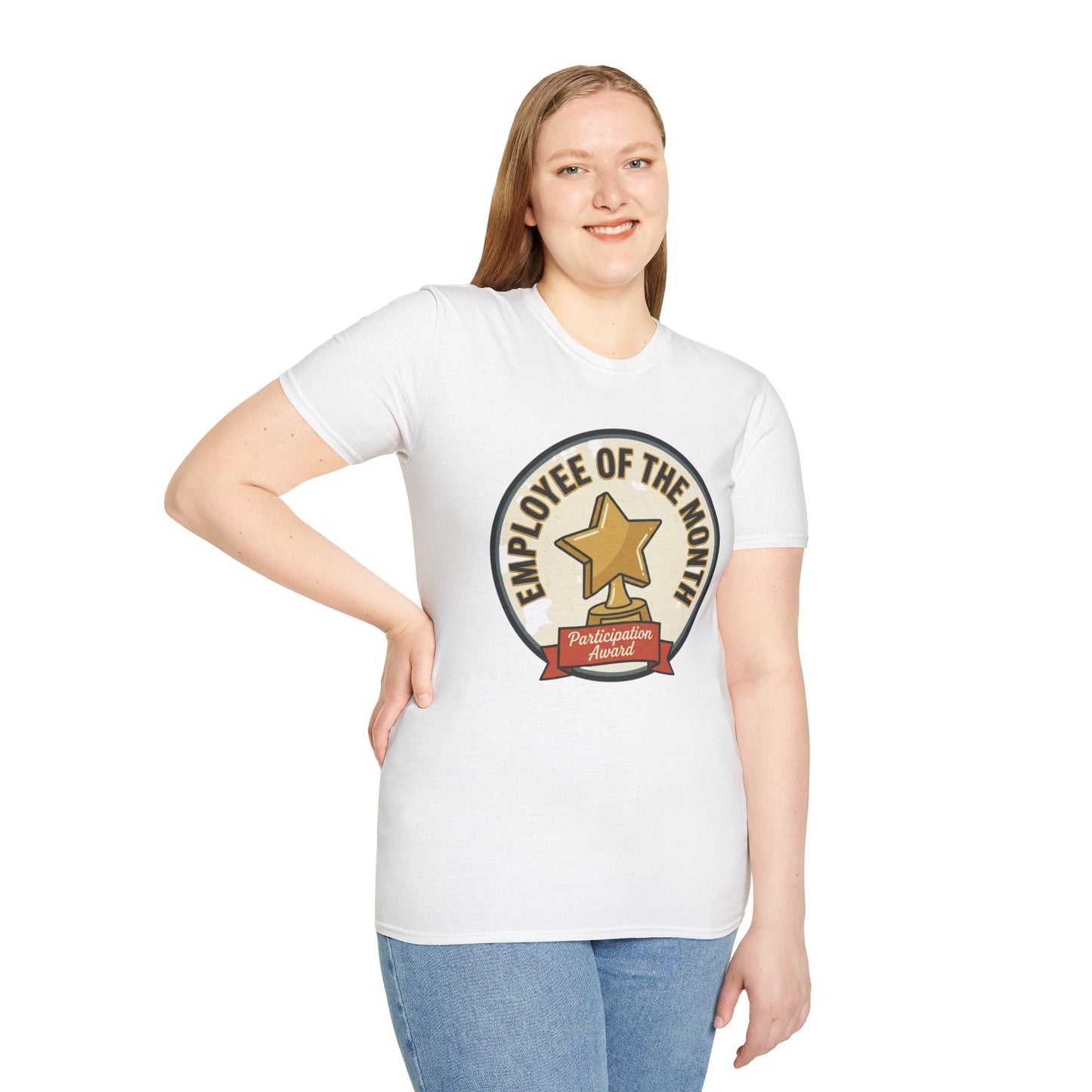 Employee of the Month T-Shirt — Participation Award Star Tee
