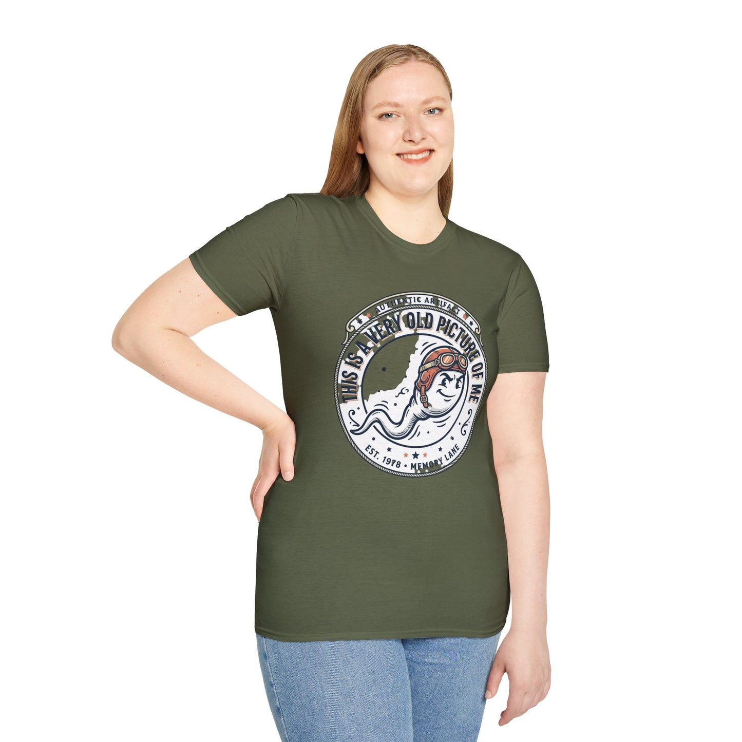 "This Is A Very Old Picture Of Me" Retro Marine Tee