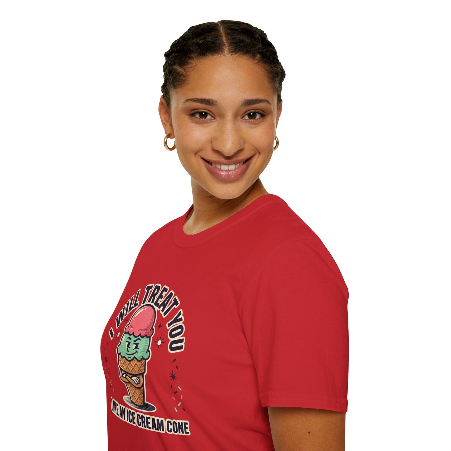 I Will Treat You Like An Ice Cream Cone T-Shirt — Cute Ice Cream Graphic Tee