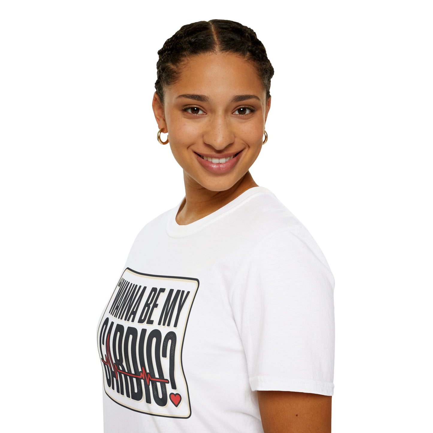 Wanna Be My Cardio? T-Shirt — Funny Fitness Graphic Tee for Gym Lovers