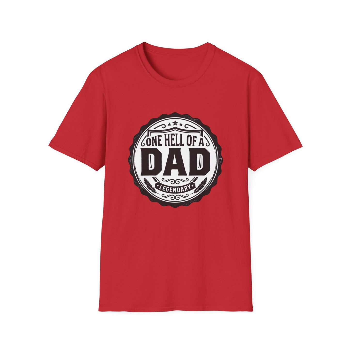Gone Hell of a Dad T‑Shirt — Vintage Badge Father's Day Gift