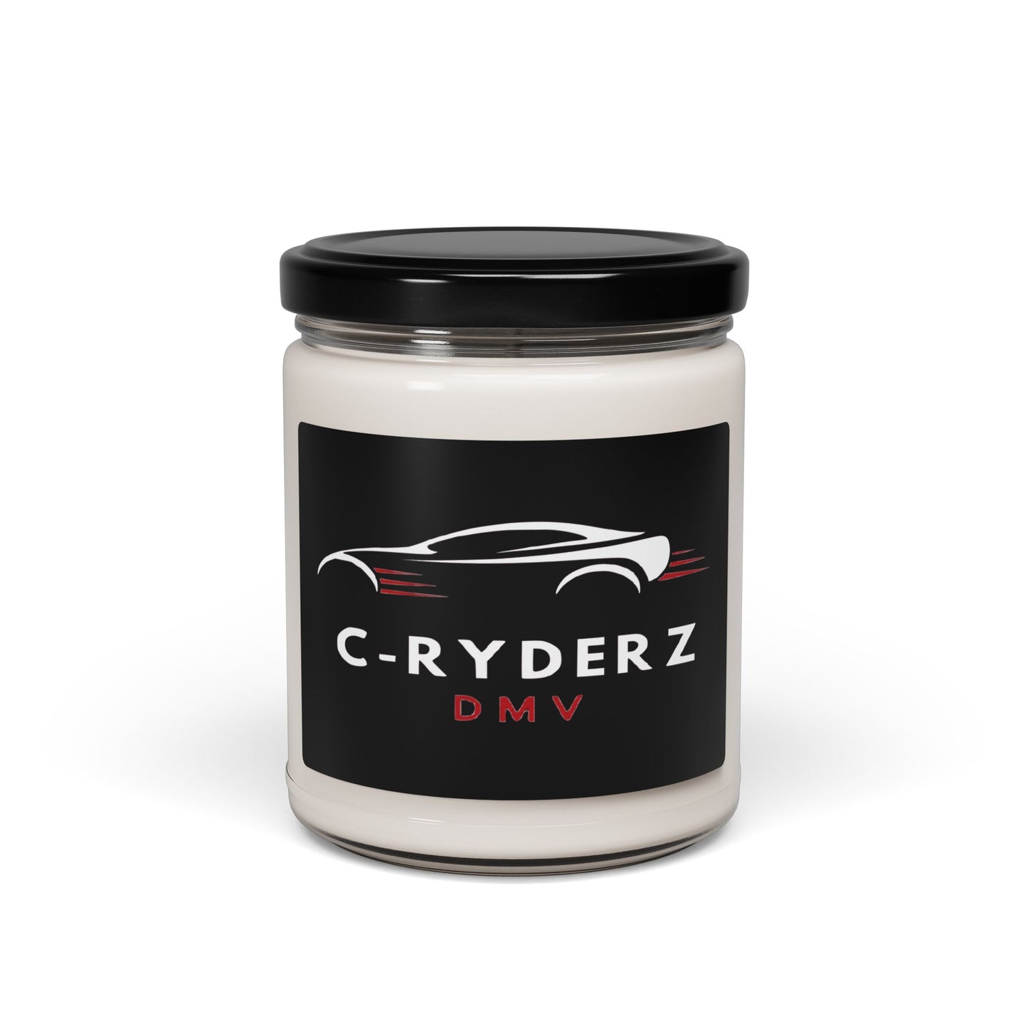C-RYDERZ DMV Scented Soy Candle — 9oz Car Club Logo Candle
