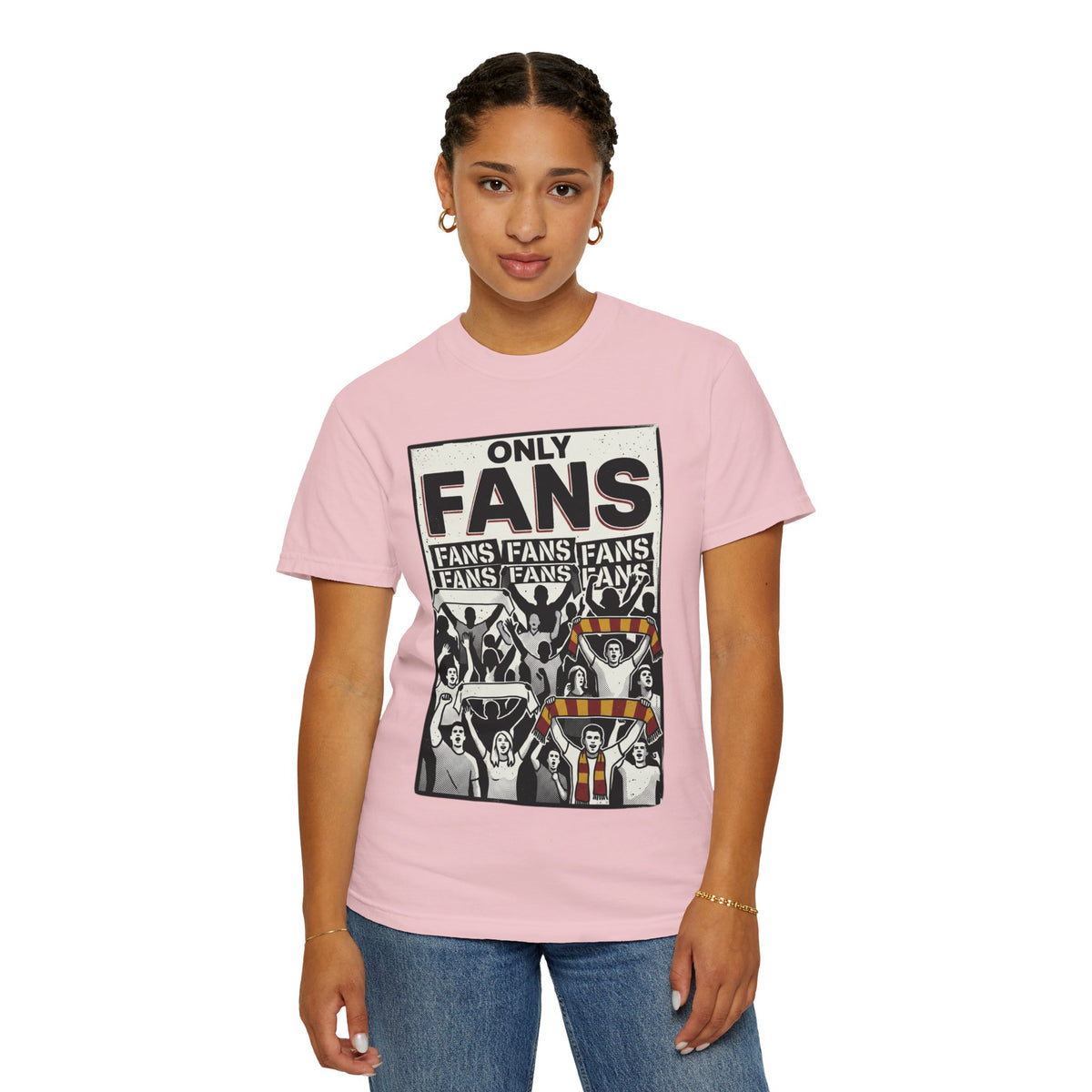 Only Fans Crowd Graphic T-Shirt — Vintage Sports Fan Tee