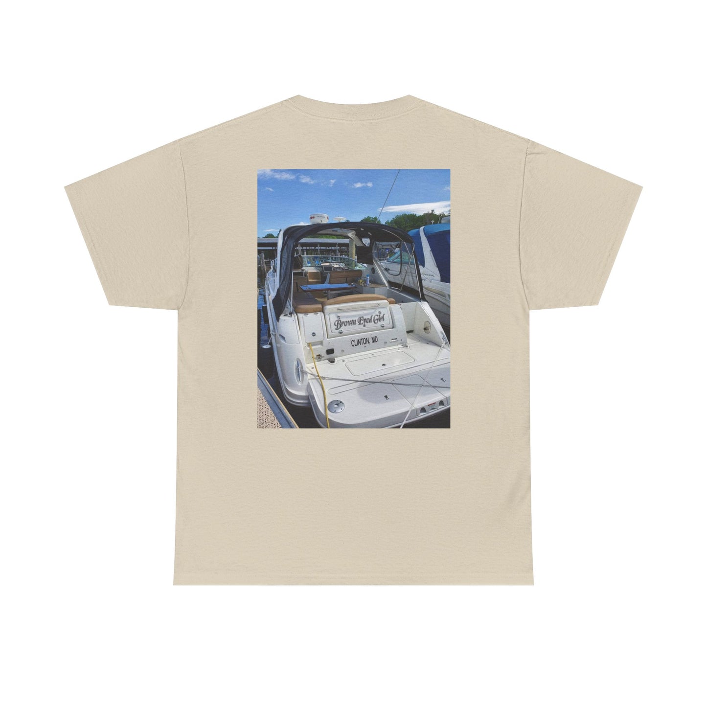 Custom Photo Print T-Shirt — Personalized Selfie Tee ("Welcome" Coffee Graphic) Printify