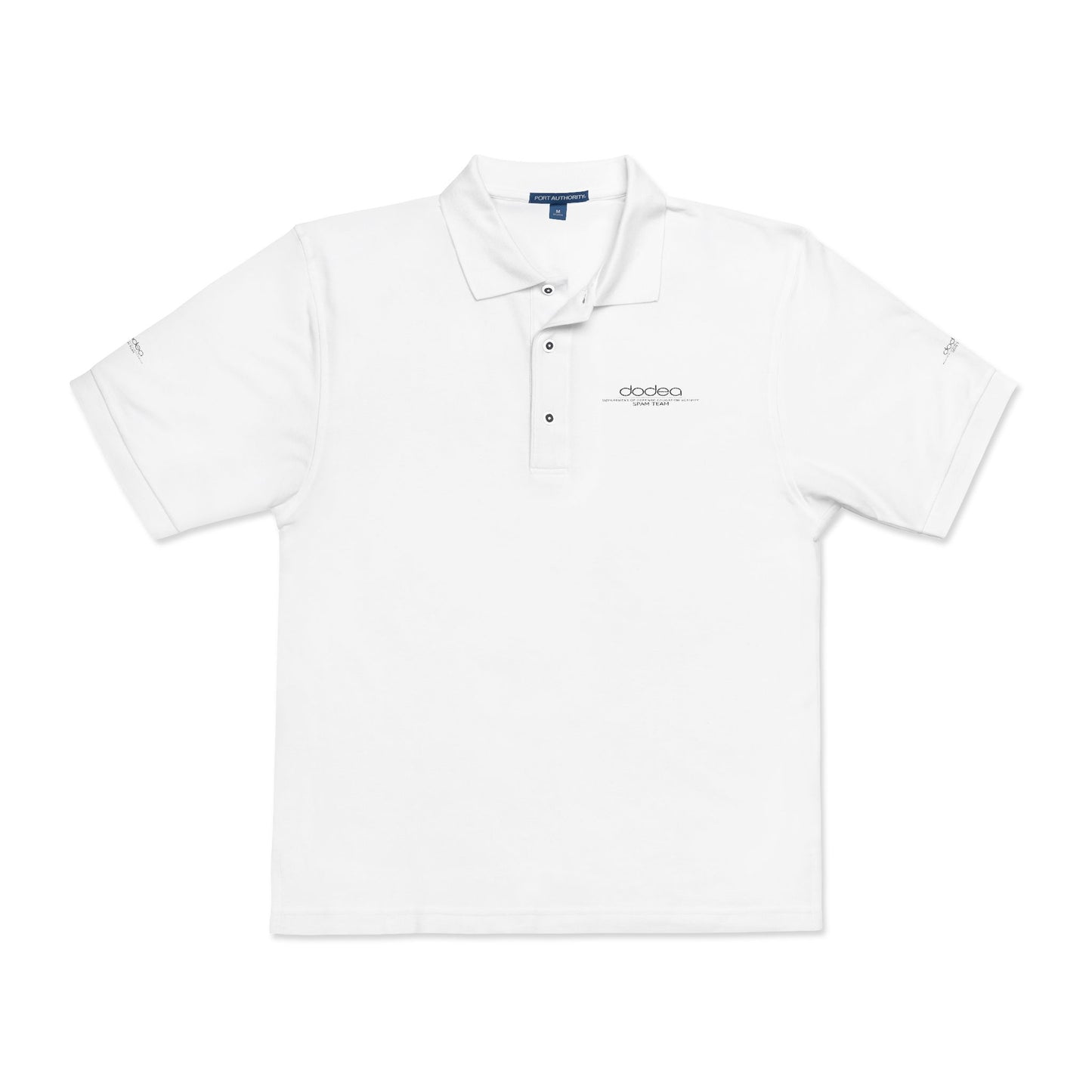 SPAM Embroidered Minimal Logo Polo Shirt — Classic Casual Work & Golf Tee