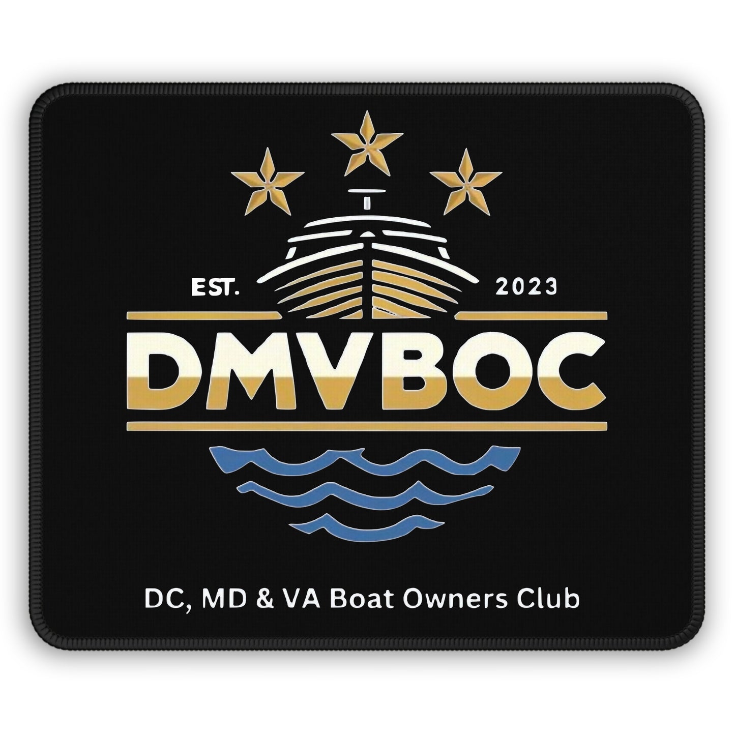 DMVBOC Gaming Mouse Pad - Perfect for Boat Owners, Office Decor, Unique Gift, Nautical Theme, Customizable Design