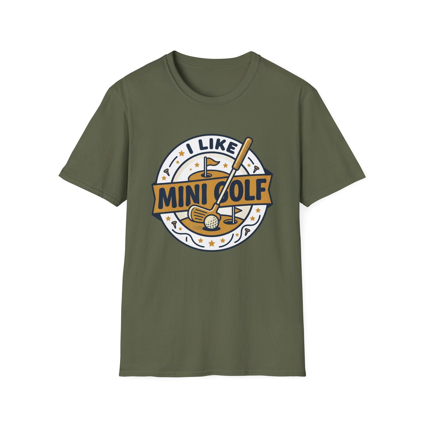 I Like Mini Golf T-Shirt — Retro Mini-Golf Graphic Tee for Fans & Players