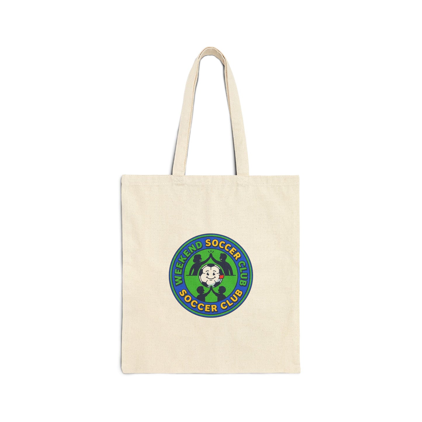 Soccer Cotton Canvas Tote Bag