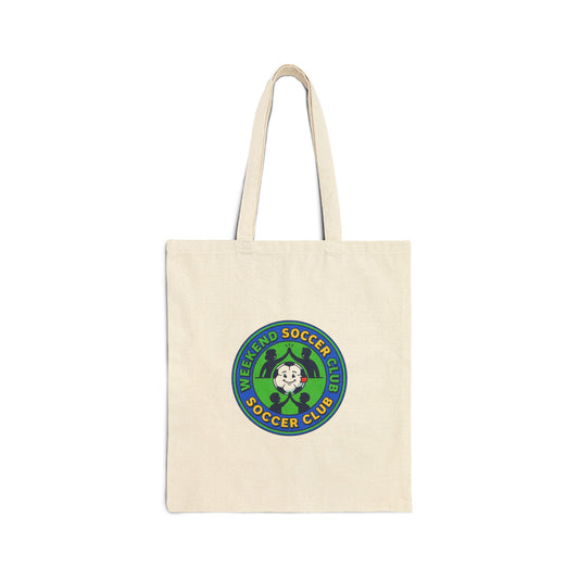 Soccer Cotton Canvas Tote Bag