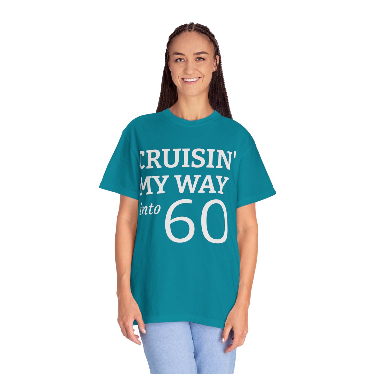 Cruisin' My Way Into 60 T-Shirt — 60th Birthday Tee