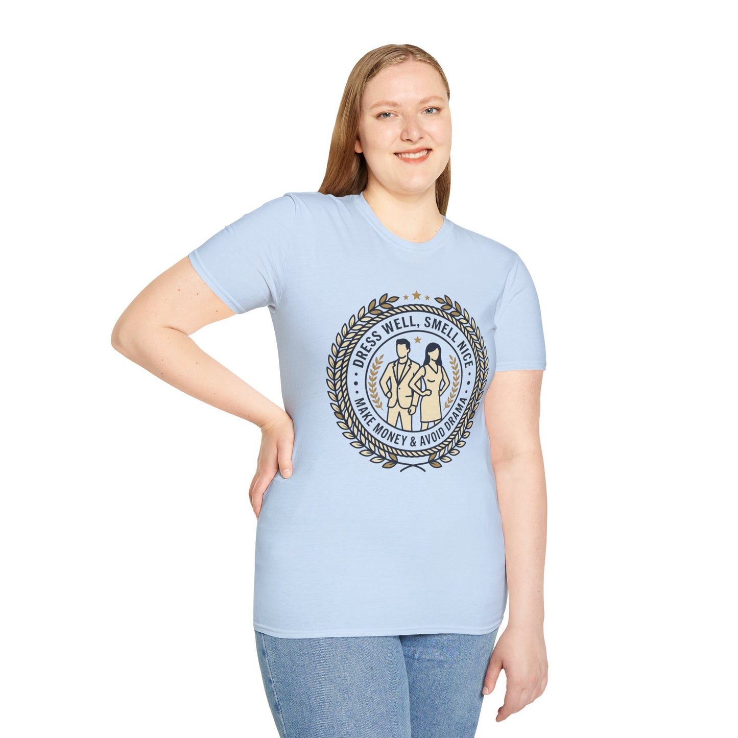 "Dress Well, Smell Nice" Vintage Couple Graphic Tee