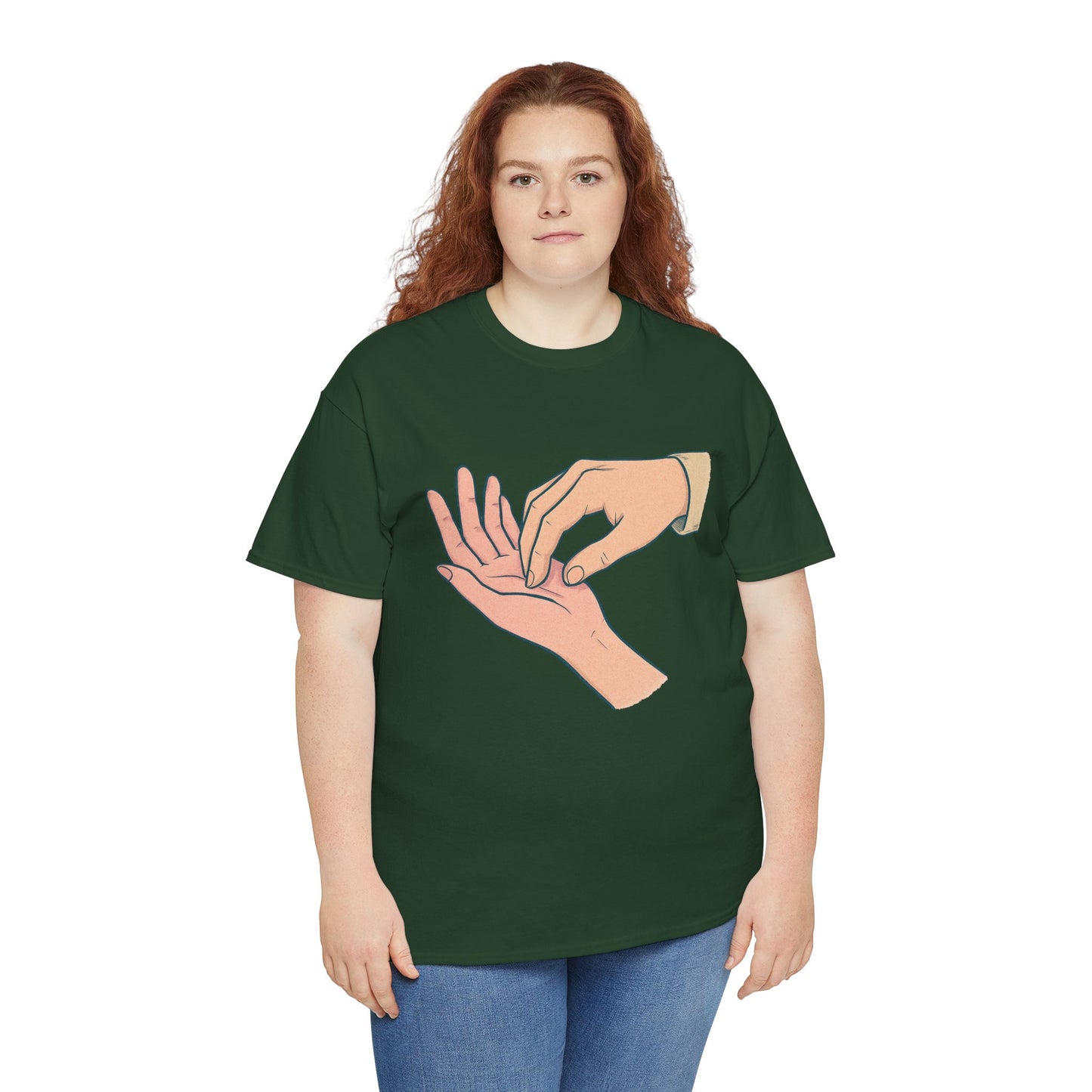 T-Shirt - Gentle Palm Reading Illustration Tee