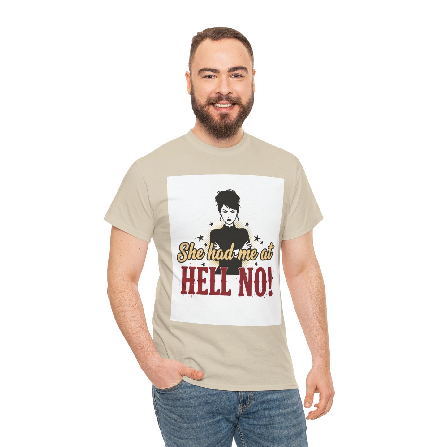 She Had Me At Hell No! Tee – Sassy Retro Graphic T-Shirt